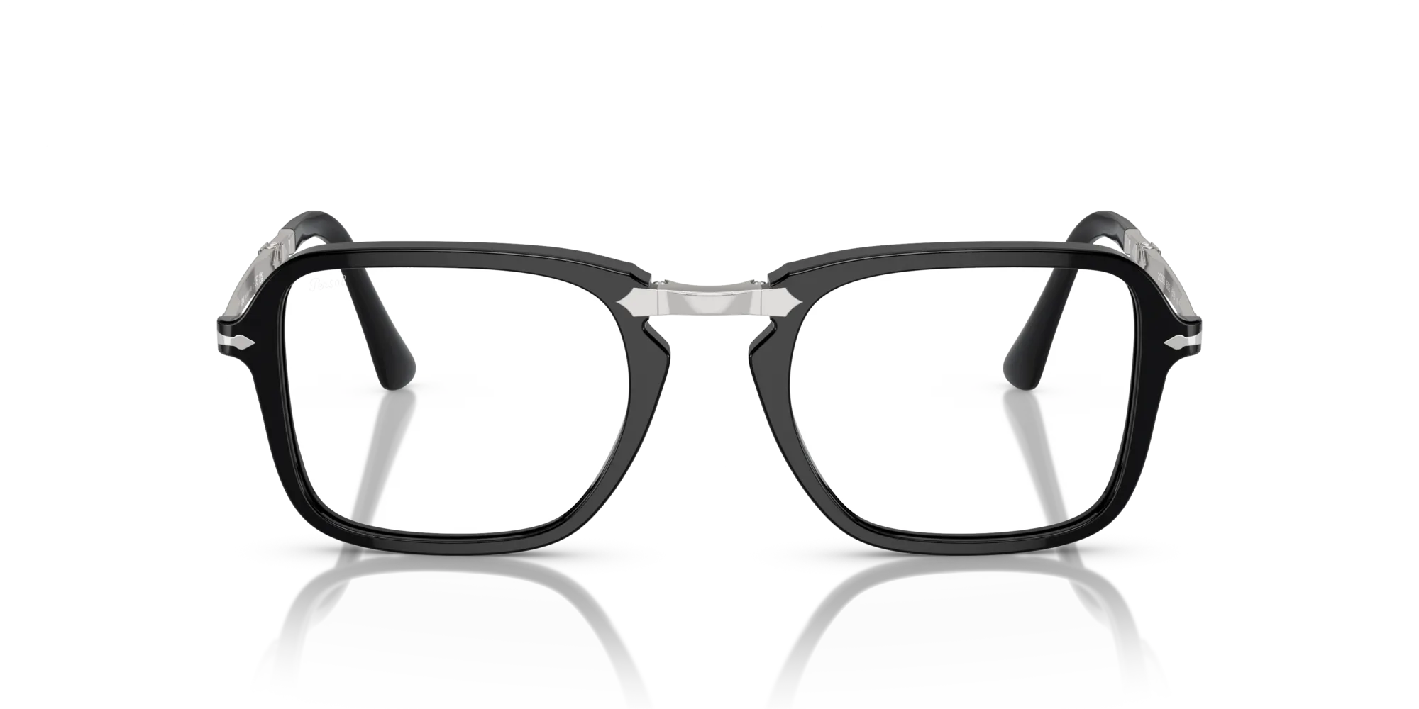 Persol PO3330S 95/GG Occhiali da sole Acetato Nero Blu Squadrata Fotocromatiche Fotocromatico - immagine 3