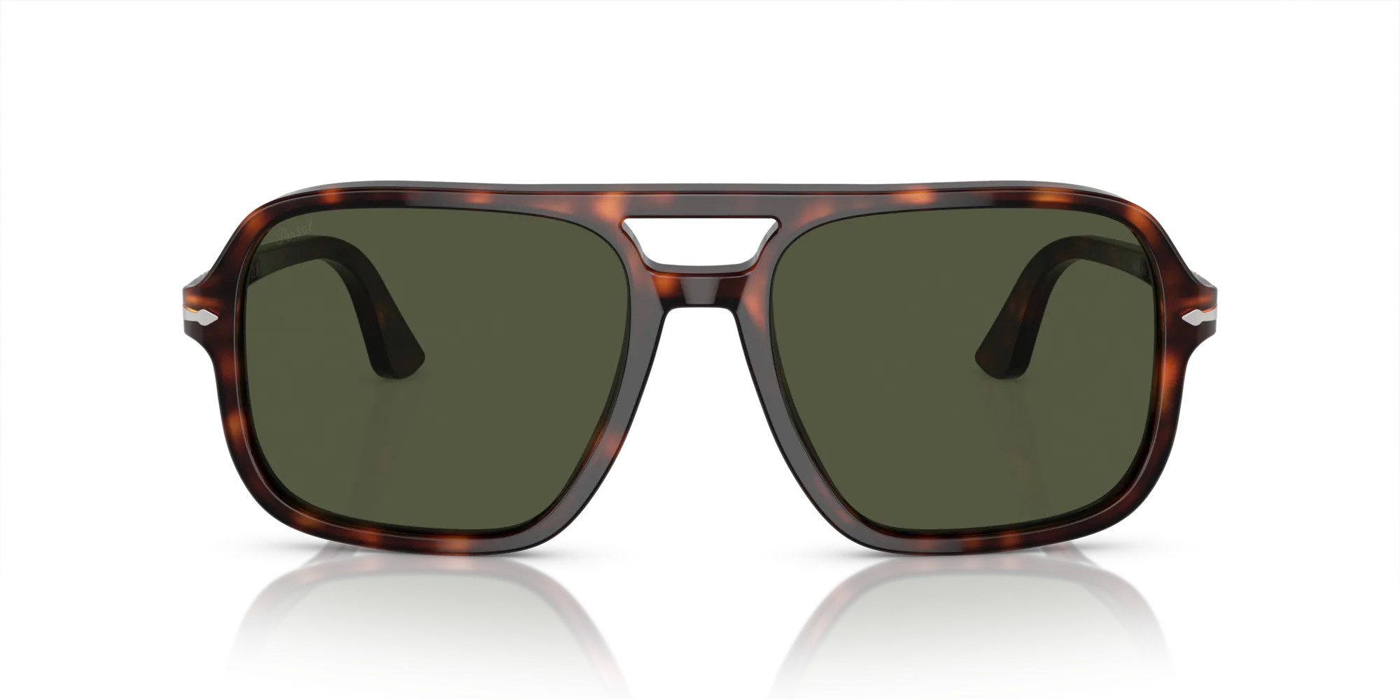 Persol PO3328S 24/31 Occhiali da sole Acetato Tartaruga Verde Pilot Normale - immagine 3