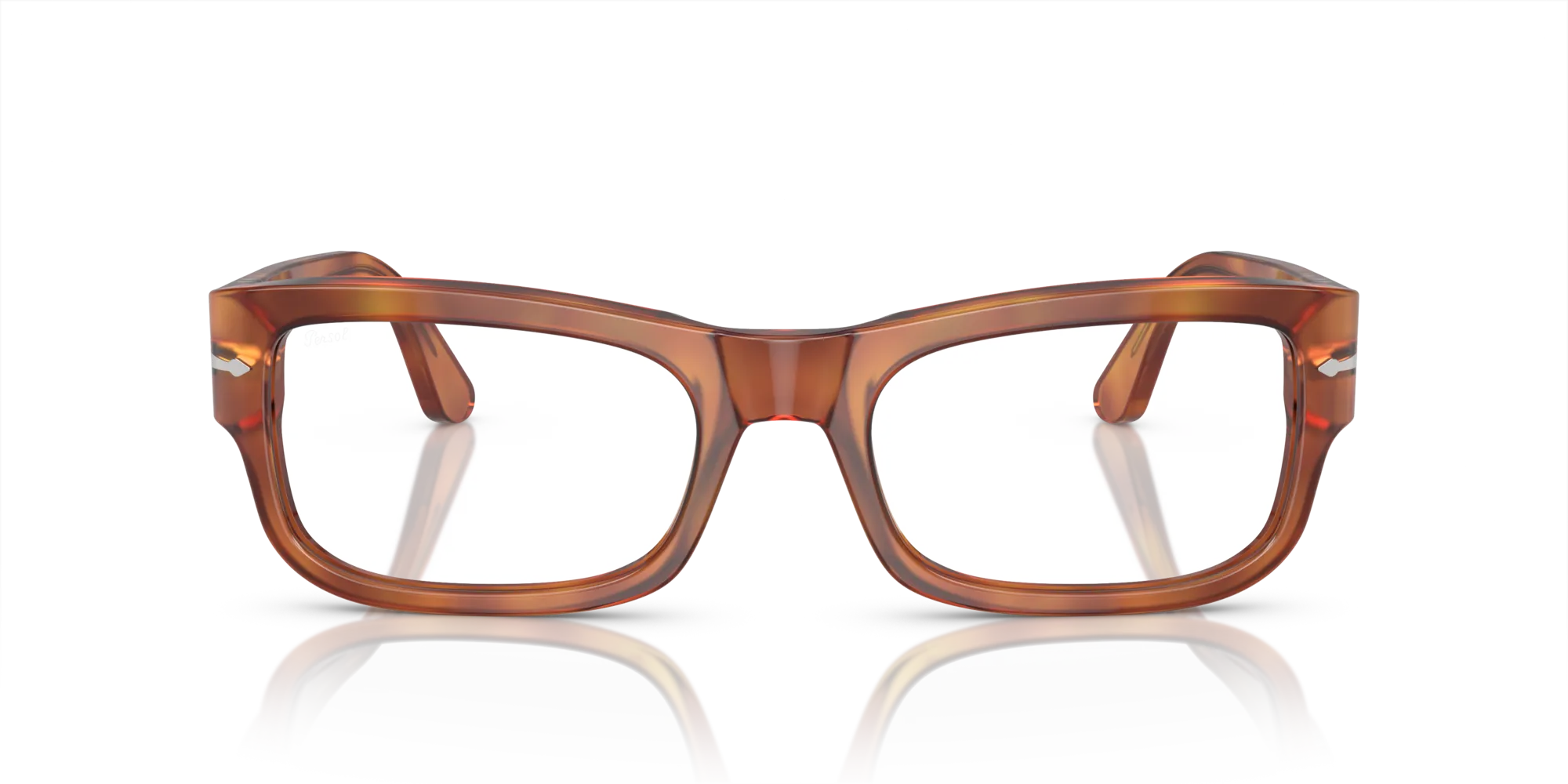 Persol PO3326S 96/GI Occhiali da sole Acetato Marrone Marrone Squadrata Fotocromatiche Fotocromatico - immagine 3