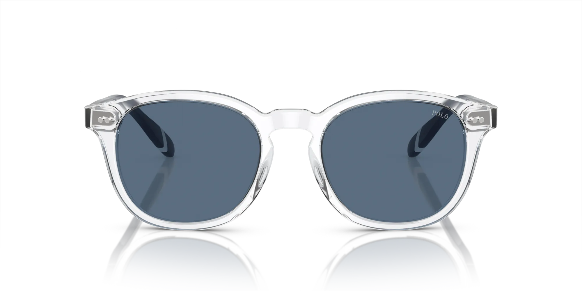 Polo Ralph Lauren PH4206 533180 Occhiali da sole Acetato Trasparente Blu Pantos Normale - immagine 3