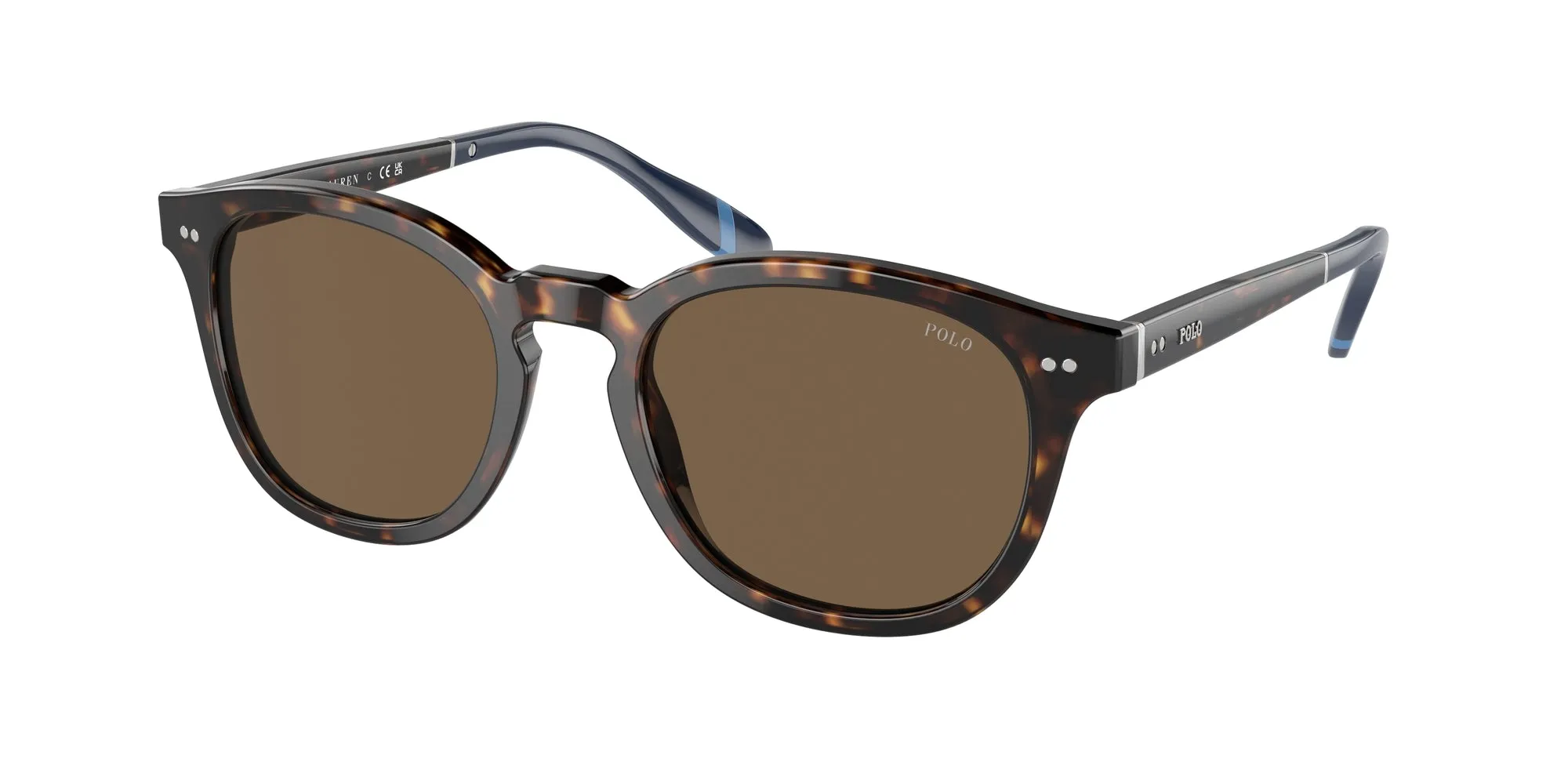 Polo Ralph Lauren PH4206 500373 Occhiali da sole Acetato Tartaruga Marrone Pantos Normale - immagine 1