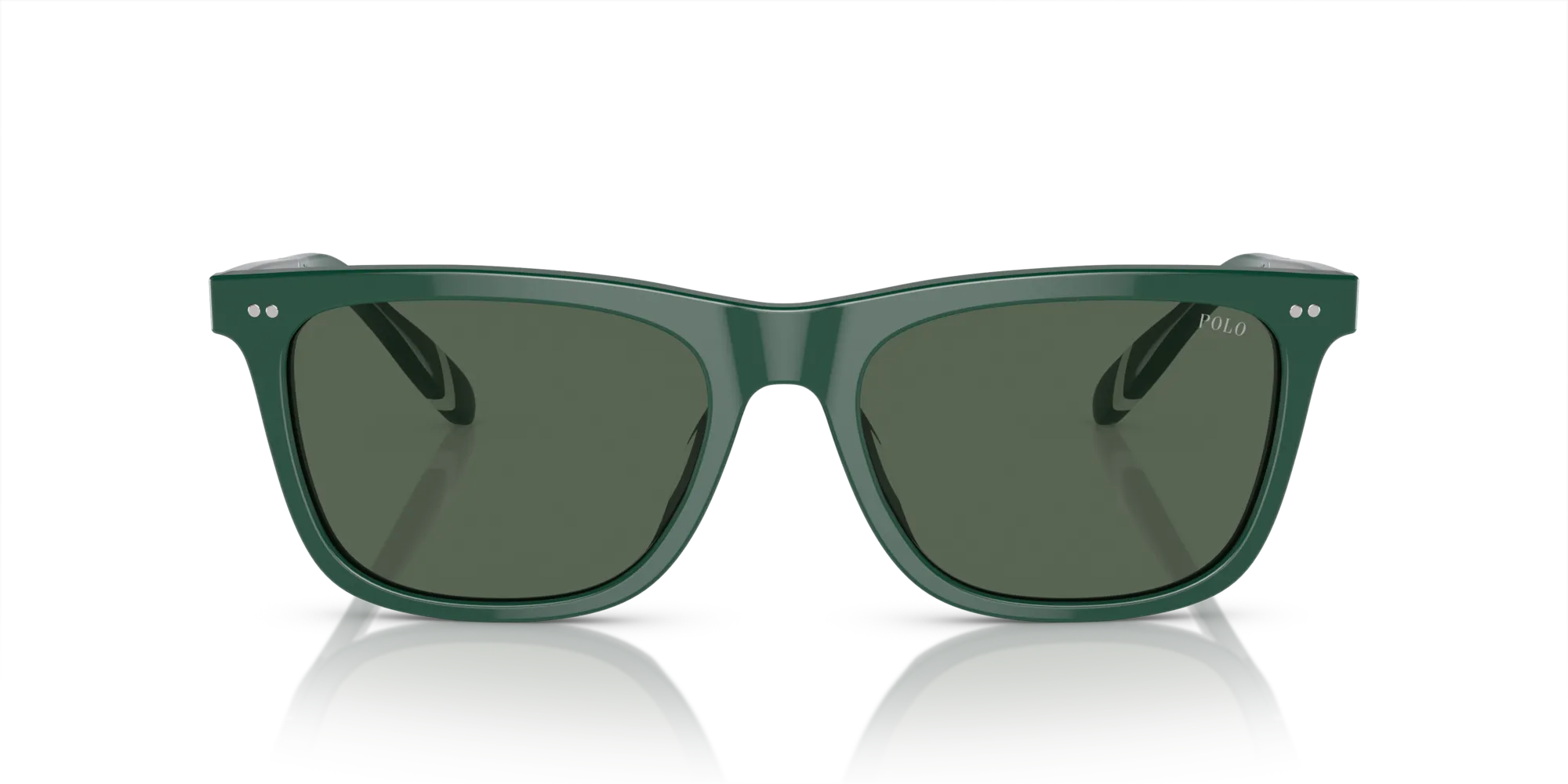 Polo Ralph Lauren PH4205U 614171 Occhiali da sole Acetato Verde Verde Squadrata Normale - immagine 3