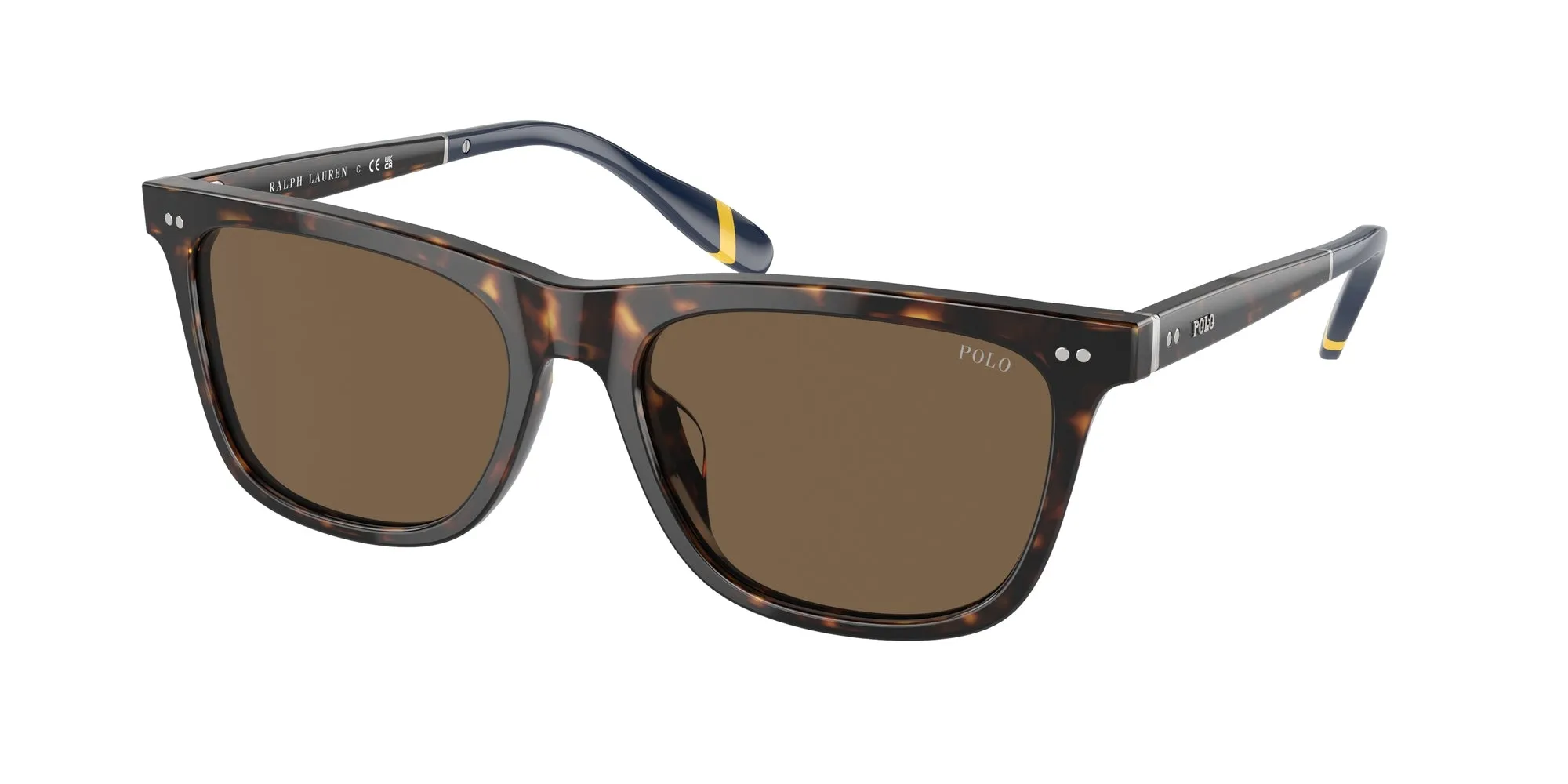 Polo Ralph Lauren PH4205U 500373 Occhiali da sole Acetato Tartaruga Marrone Squadrata Normale - immagine 1