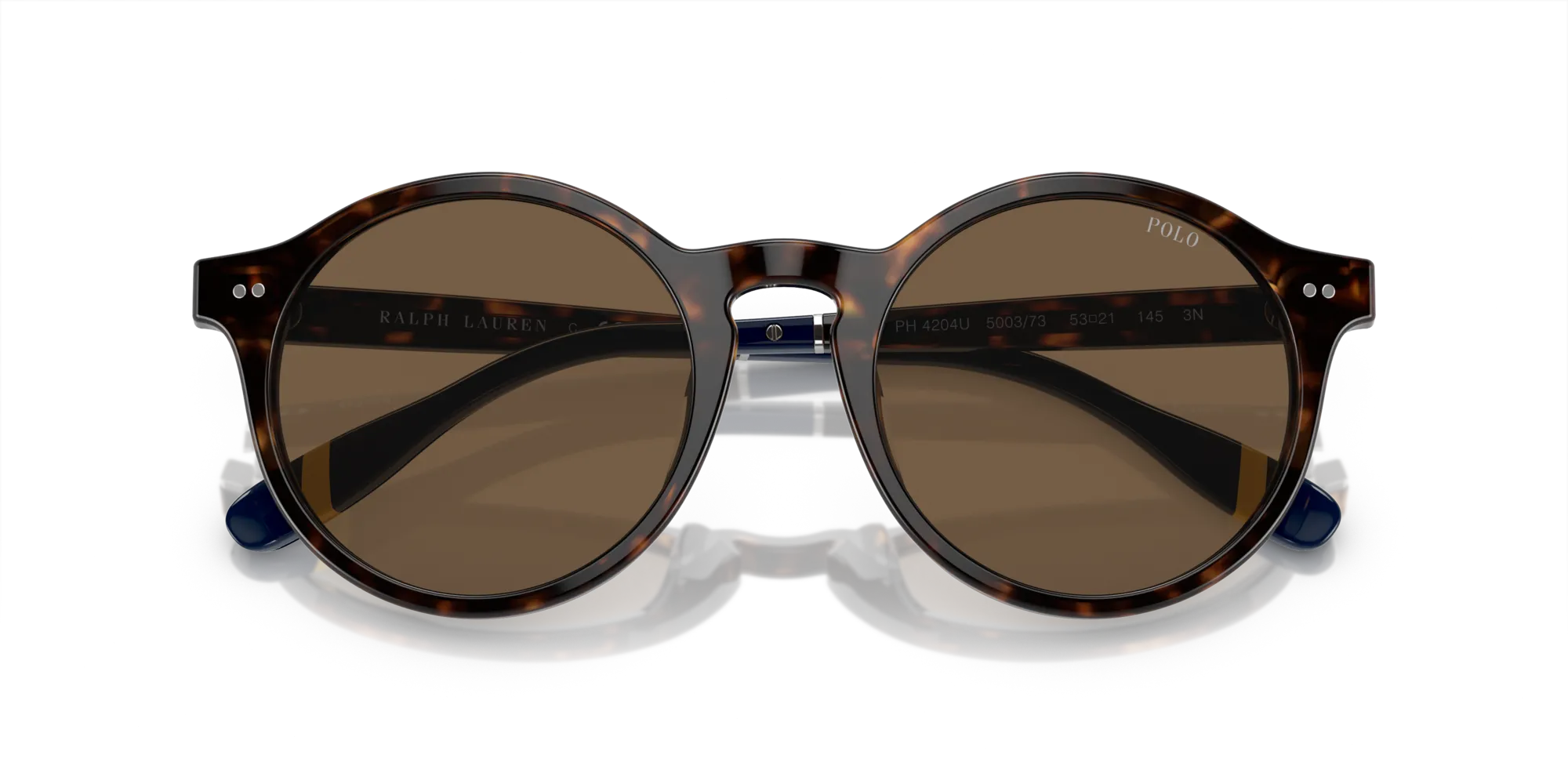 Polo Ralph Lauren PH4204U 500373 Occhiali da sole Acetato Tartaruga Marrone Pantos Normale - immagine 2