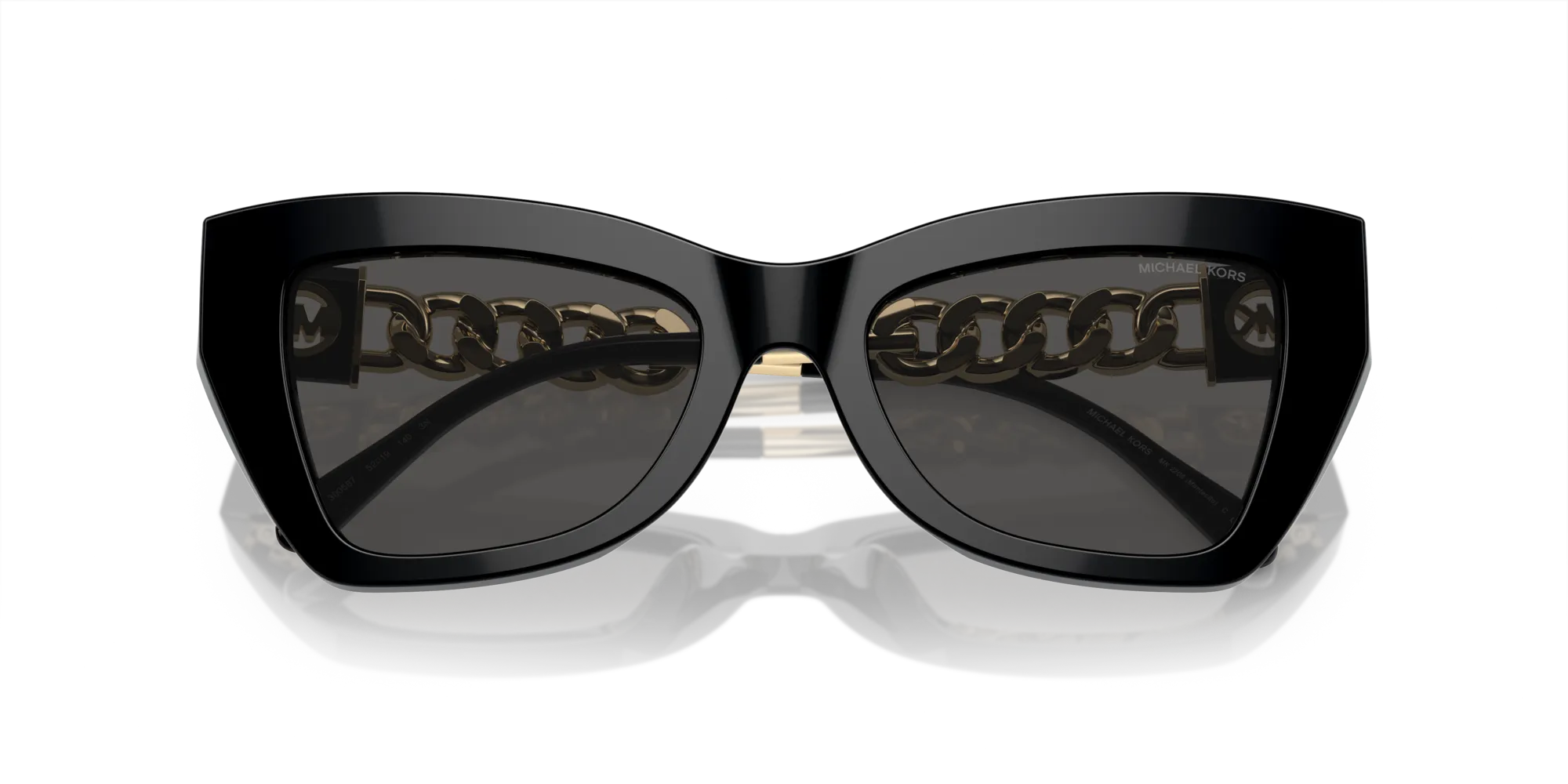 Michael Kors MK2205 MONTECITO 300587 Occhiali da sole Acetato Nero Grigio Cat Eye Normale - immagine 2