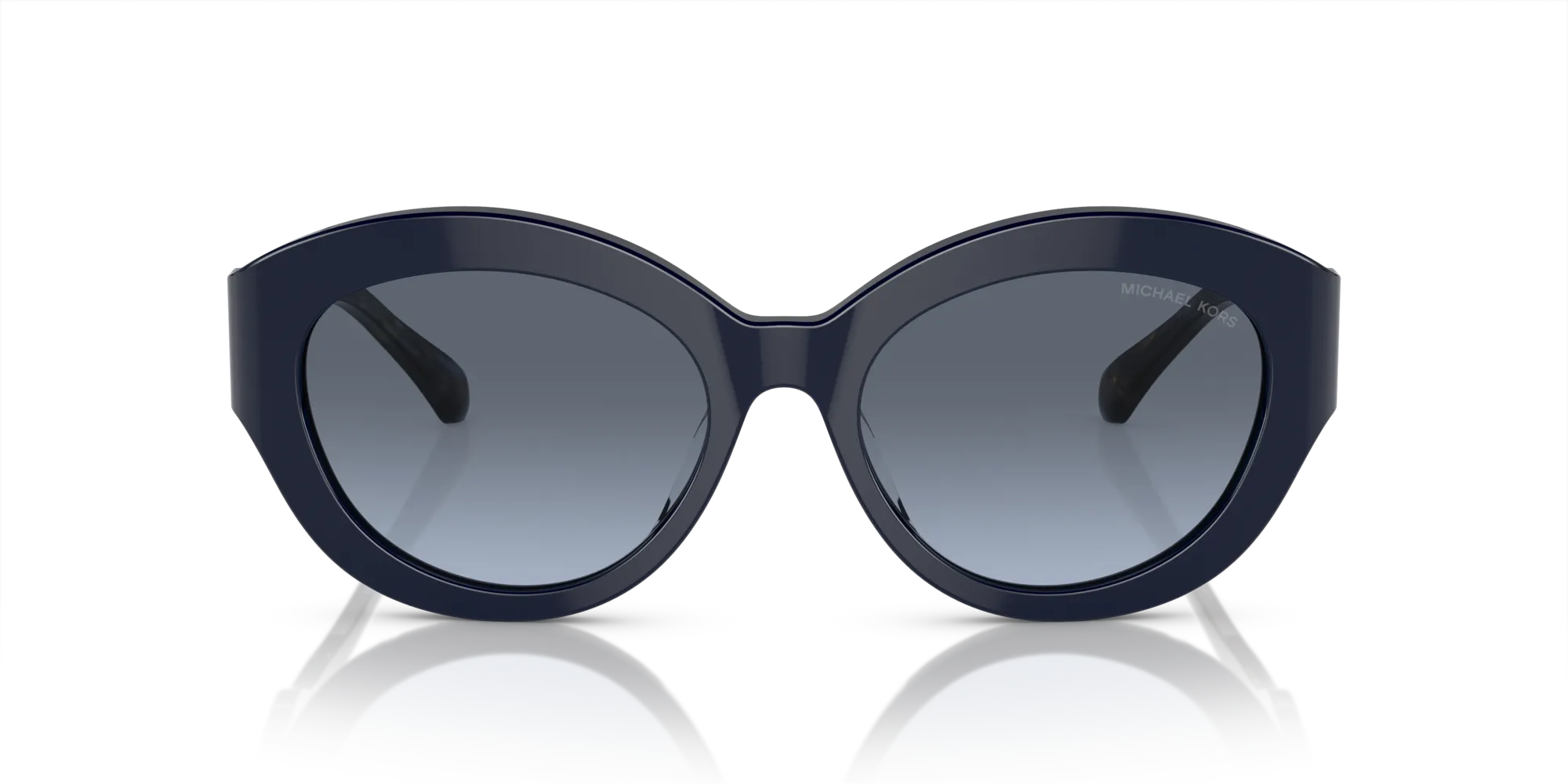 Michael Kors MK2204U BRUSSELS 39488F Occhiali da sole Acetato Blu Grigio Cat Eye Normale Sfumato - immagine 3