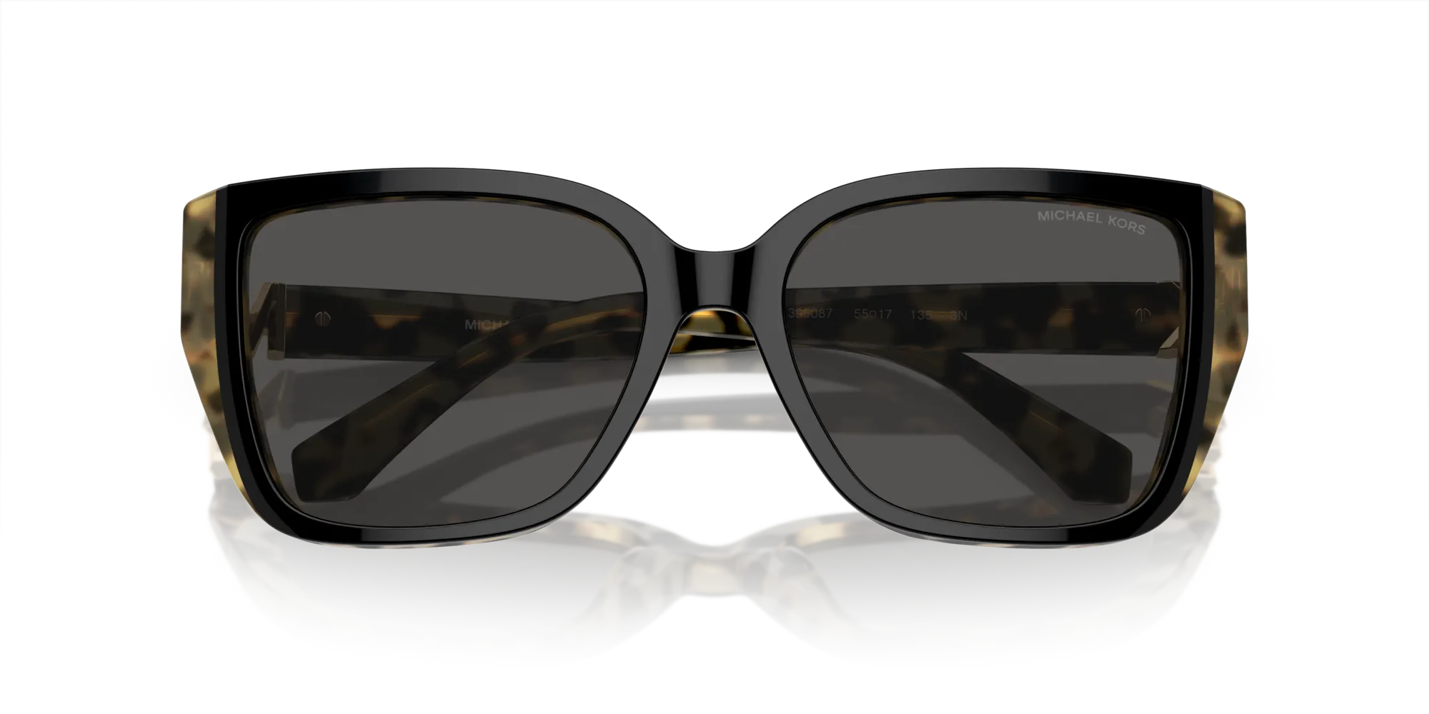 Michael Kors MK2199 ACADIA 395087 Occhiali da sole Acetato Nero Grigio Squadrata Normale - immagine 2