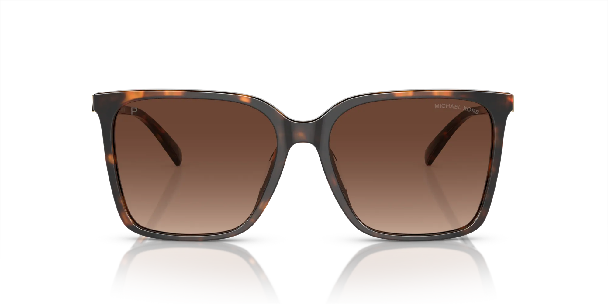 Michael Kors MK2197U CANBERRA 3006T5 Occhiali da sole Acetato Tartaruga Marrone Squadrata Polarizzata Sfumato - immagine 3