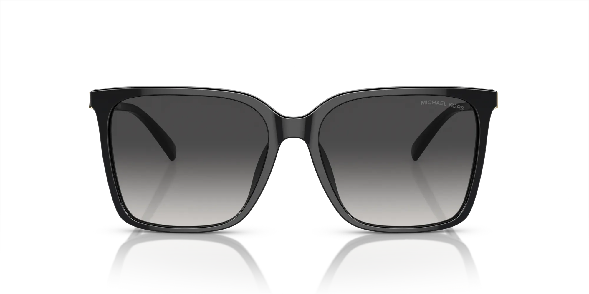 Michael Kors MK2197U CANBERRA 30058G Occhiali da sole Acetato Nero Grigio Squadrata Normale Sfumato - immagine 3