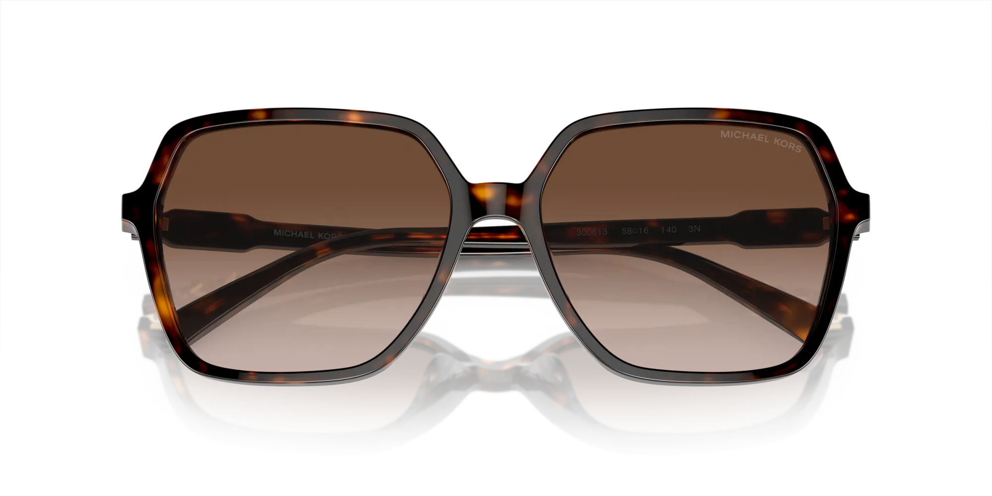 Michael Kors MK2196U JASPER 300613 Occhiali da sole Acetato Tartaruga Marrone Squadrata Normale Sfumato - immagine 2