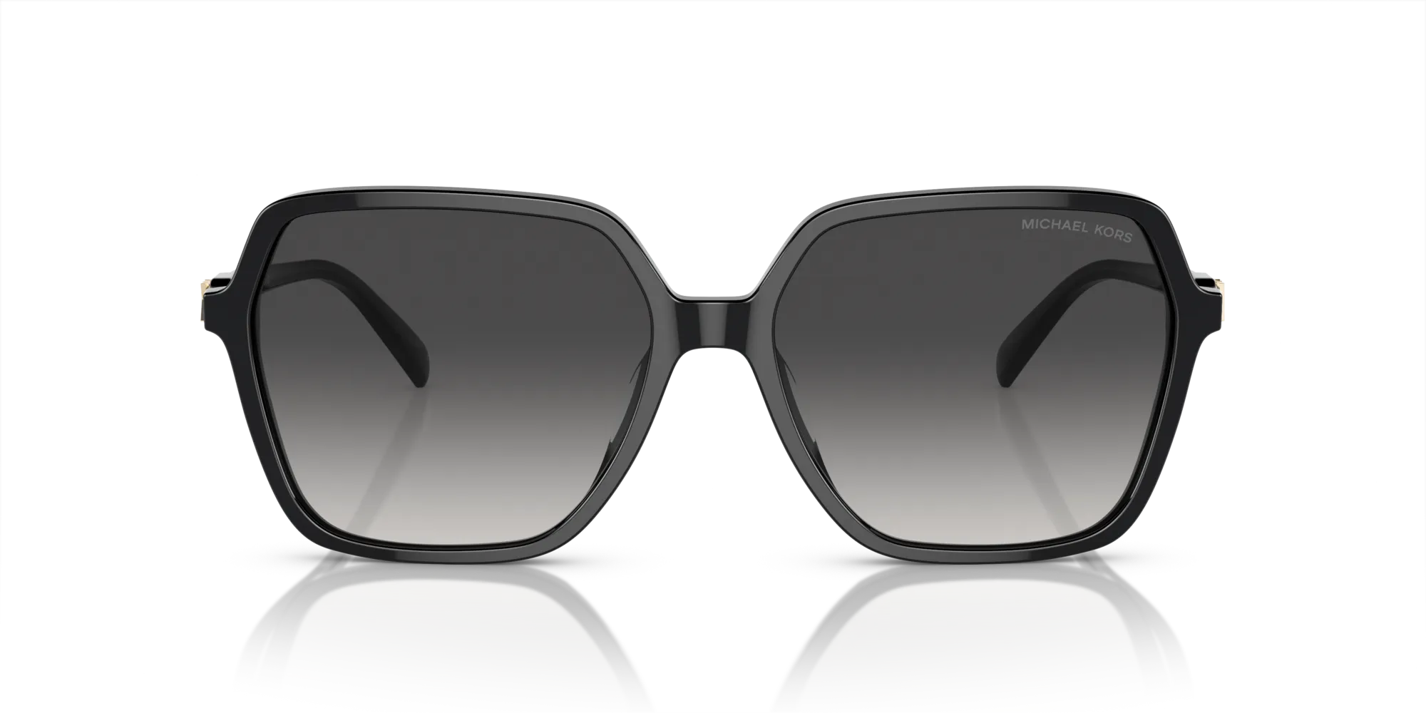 Michael Kors MK2196U JASPER 30058G Occhiali da sole Acetato Nero Grigio Squadrata Normale Sfumato - immagine 3