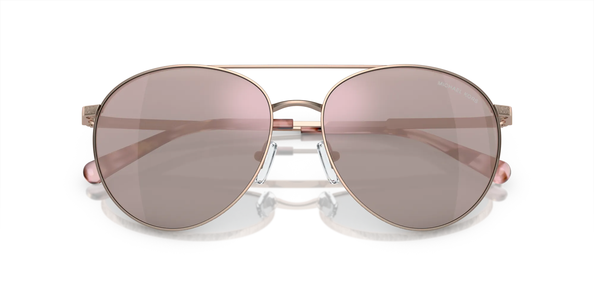 Michael Kors MK1138 ARCHES 11084Z Occhiali da sole Metallo Oro Oro Pilot Normale - immagine 2