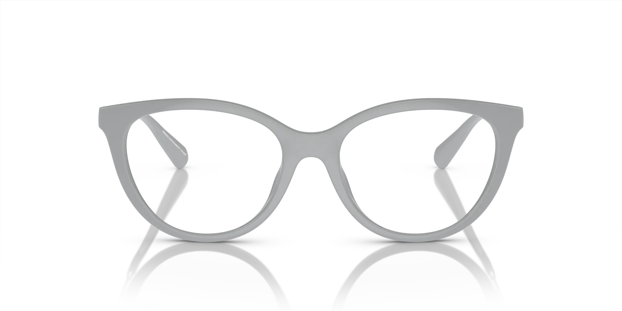 Emporio Armani EA4213U 51971W Occhiali da sole Iniettato Grigio Trasparente Cat Eye Normale - immagine 3