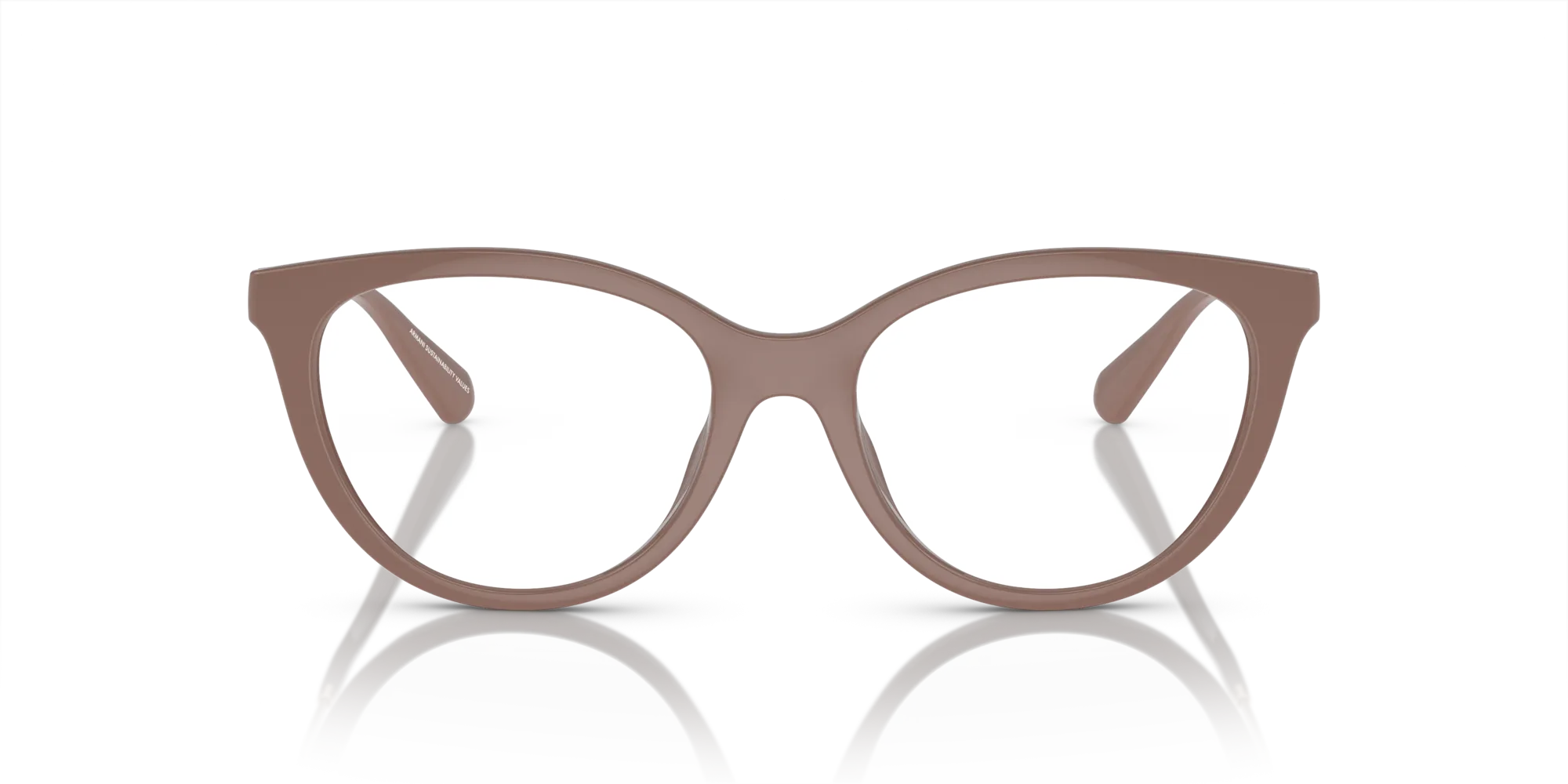 Emporio Armani EA4213U 51461W Occhiali da sole Iniettato Marrone Trasparente Cat Eye Normale - immagine 3