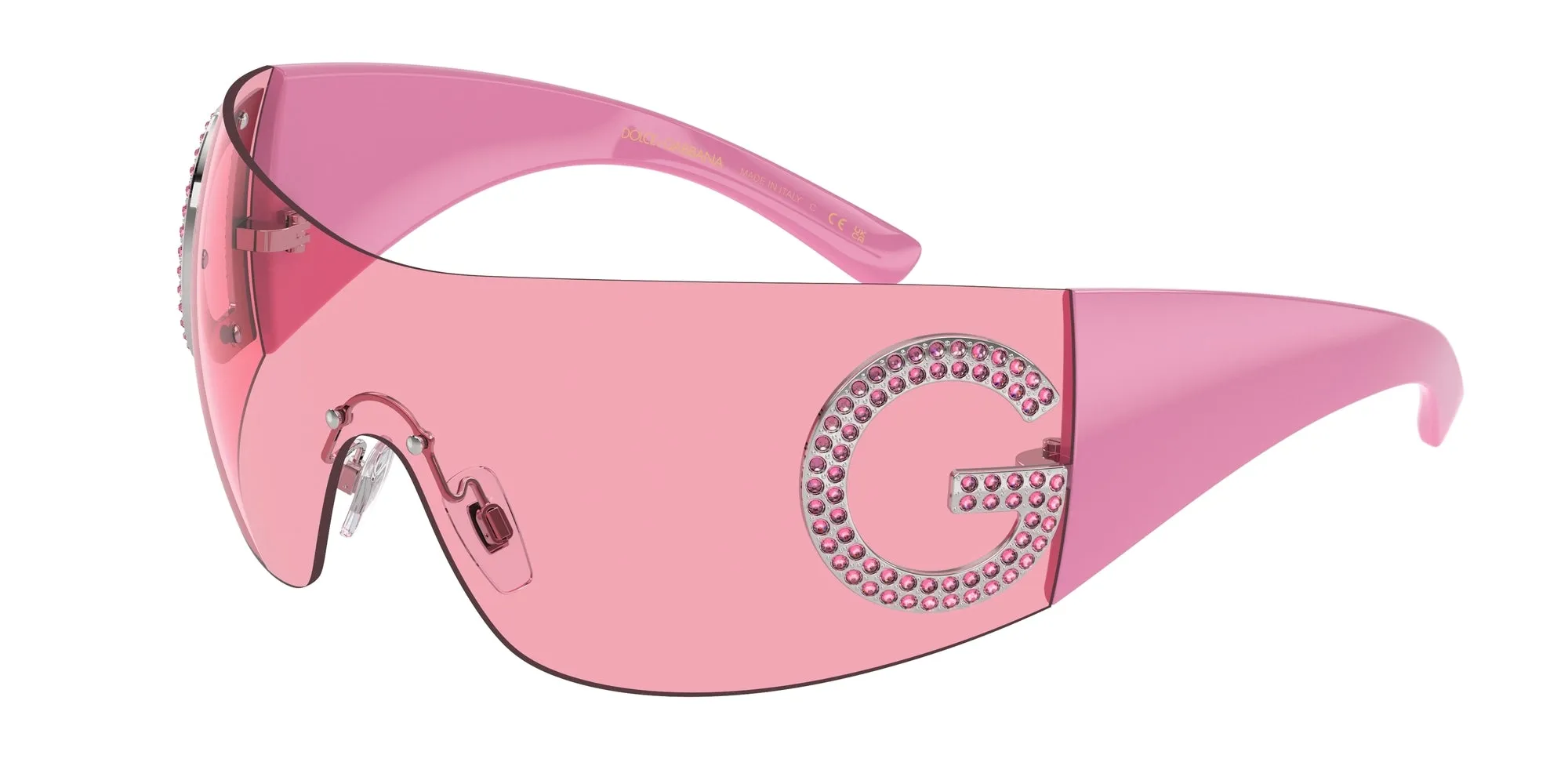 Dolce & Gabbana DG2298B 05/84 Occhiali da sole Metallo Rosa Rosa Pillow Normale - immagine 1