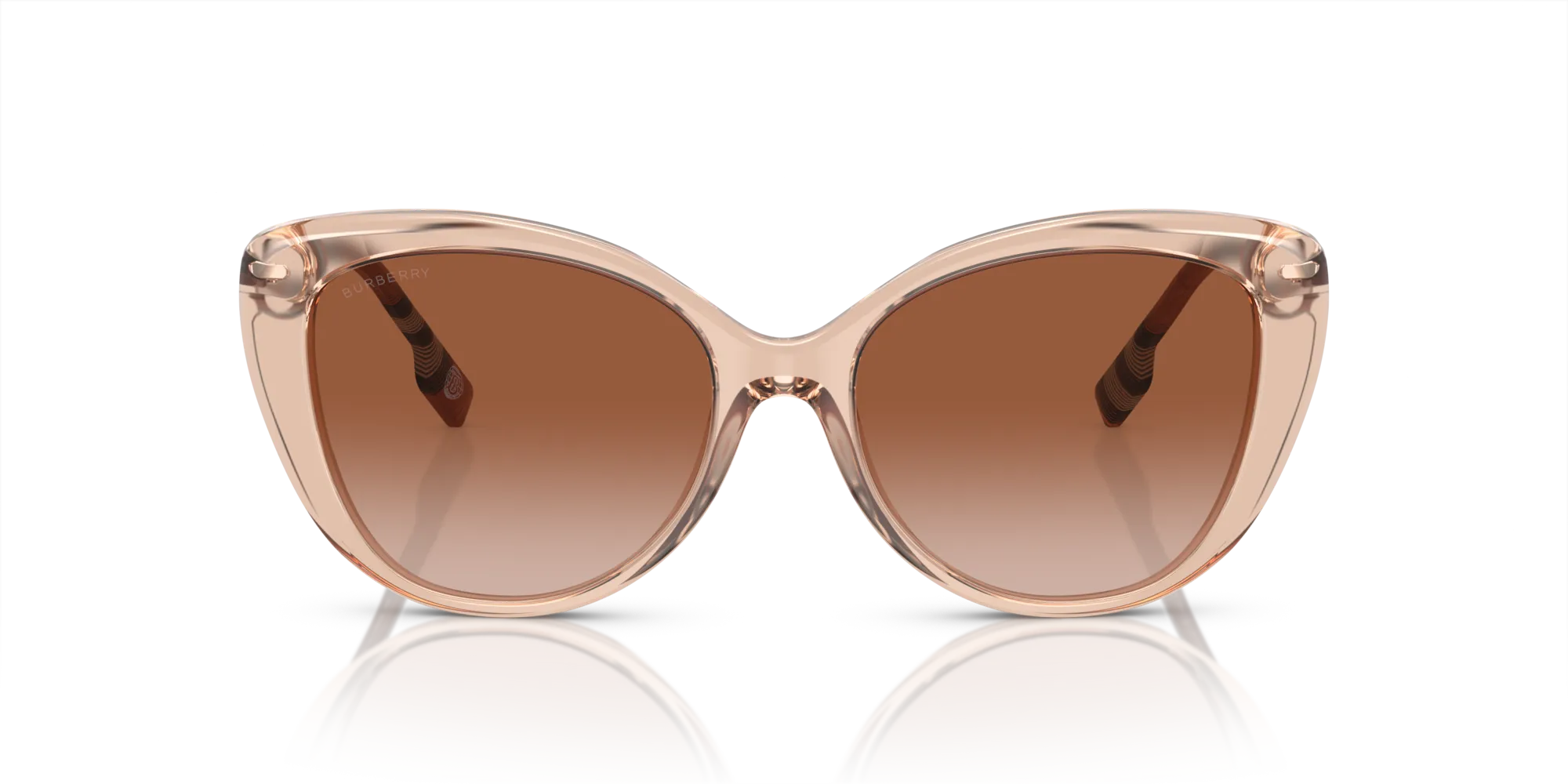 Burberry BE4407 408813 Occhiali da sole Acetato Rosa Marrone Cat Eye Normale Sfumato - immagine 3