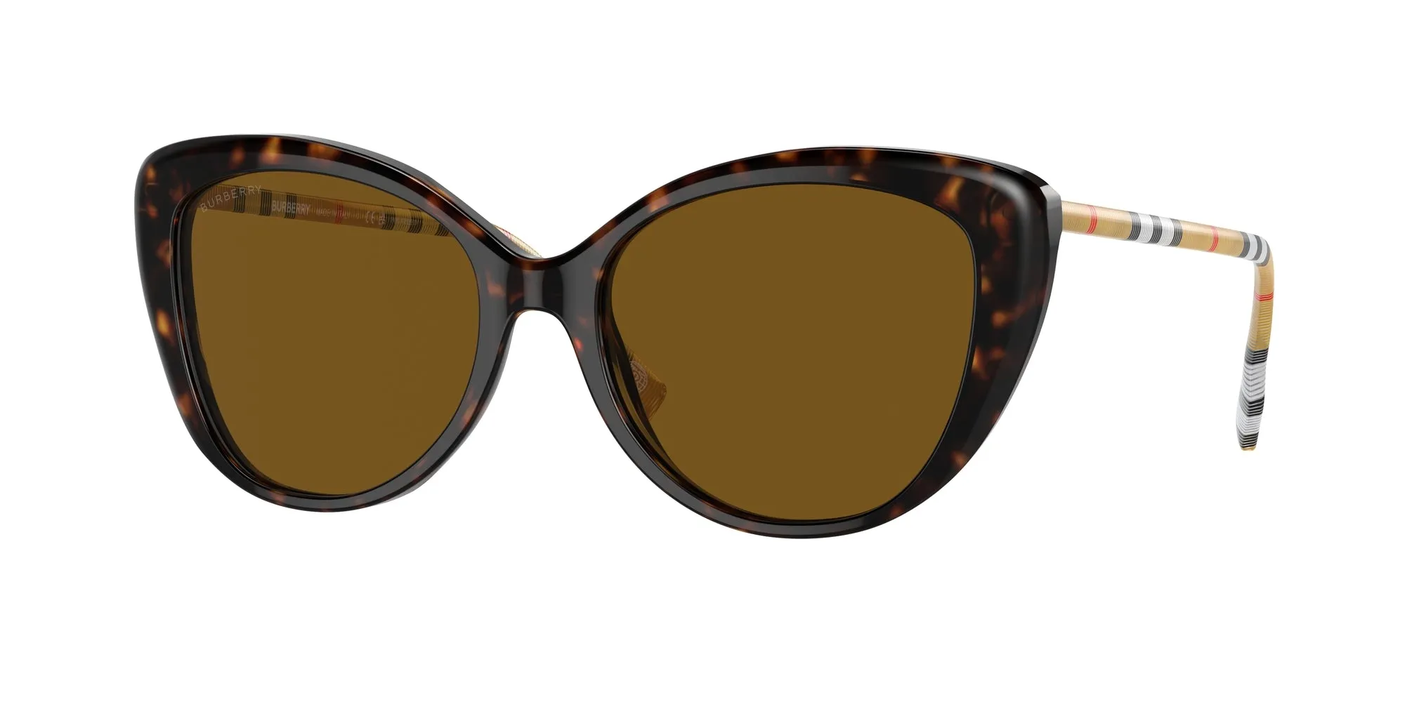 Burberry BE4407 385483 Occhiali da sole Acetato Marrone Marrone Cat Eye Polarizzata - immagine 1