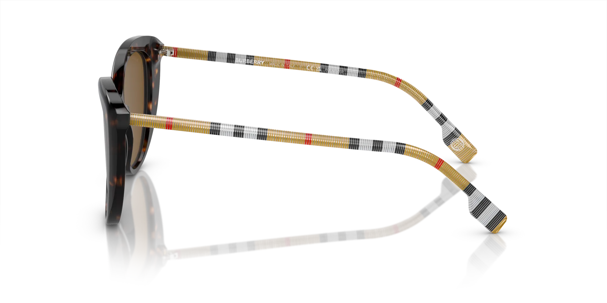 Burberry BE4407 385483 Occhiali da sole Acetato Marrone Marrone Cat Eye Polarizzata - immagine 4