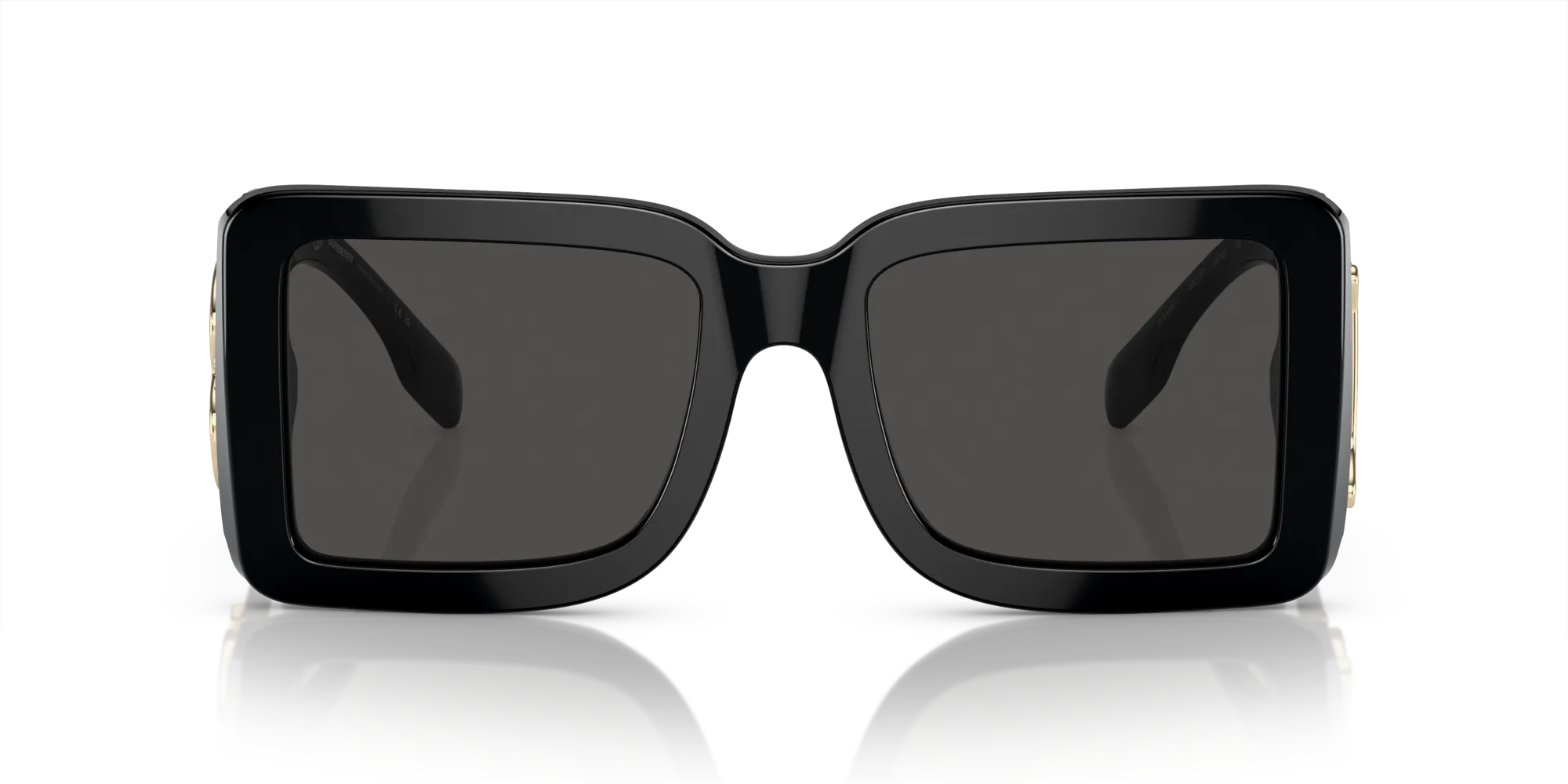 Burberry BE4406U 300187 Occhiali da sole Acetato Nero Grigio Squadrata Normale - immagine 3
