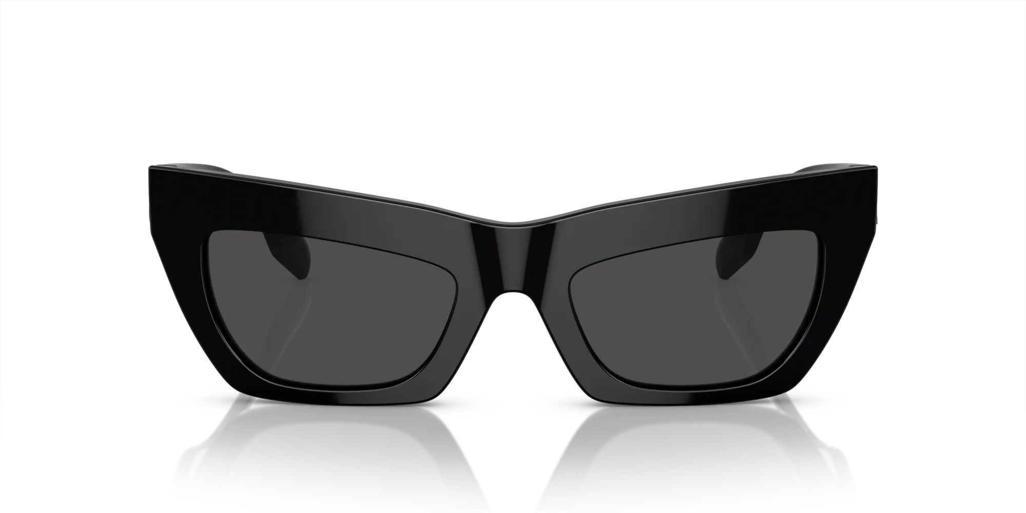 Burberry BE4405 409387 Occhiali da sole Acetato Nero Grigio Cat Eye Normale - immagine 3