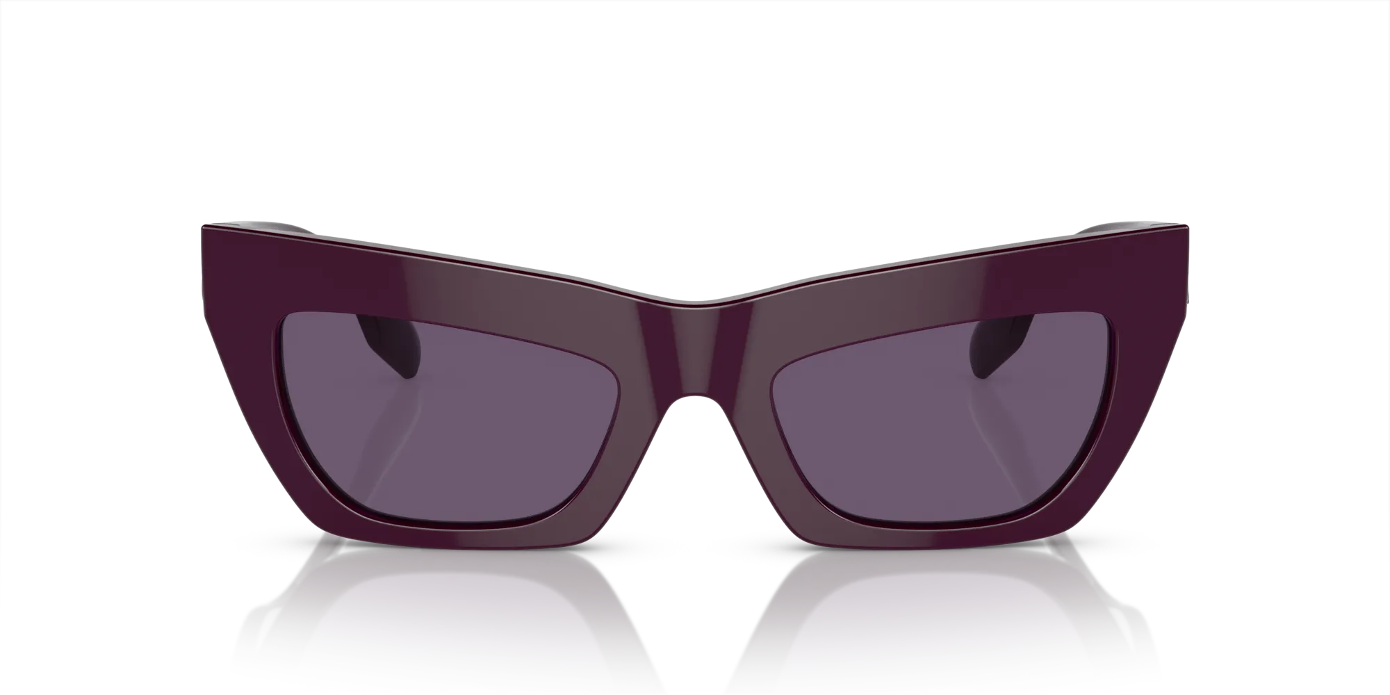 Burberry BE4405 34001A Occhiali da sole Acetato Viola Viola Cat Eye Normale - immagine 3