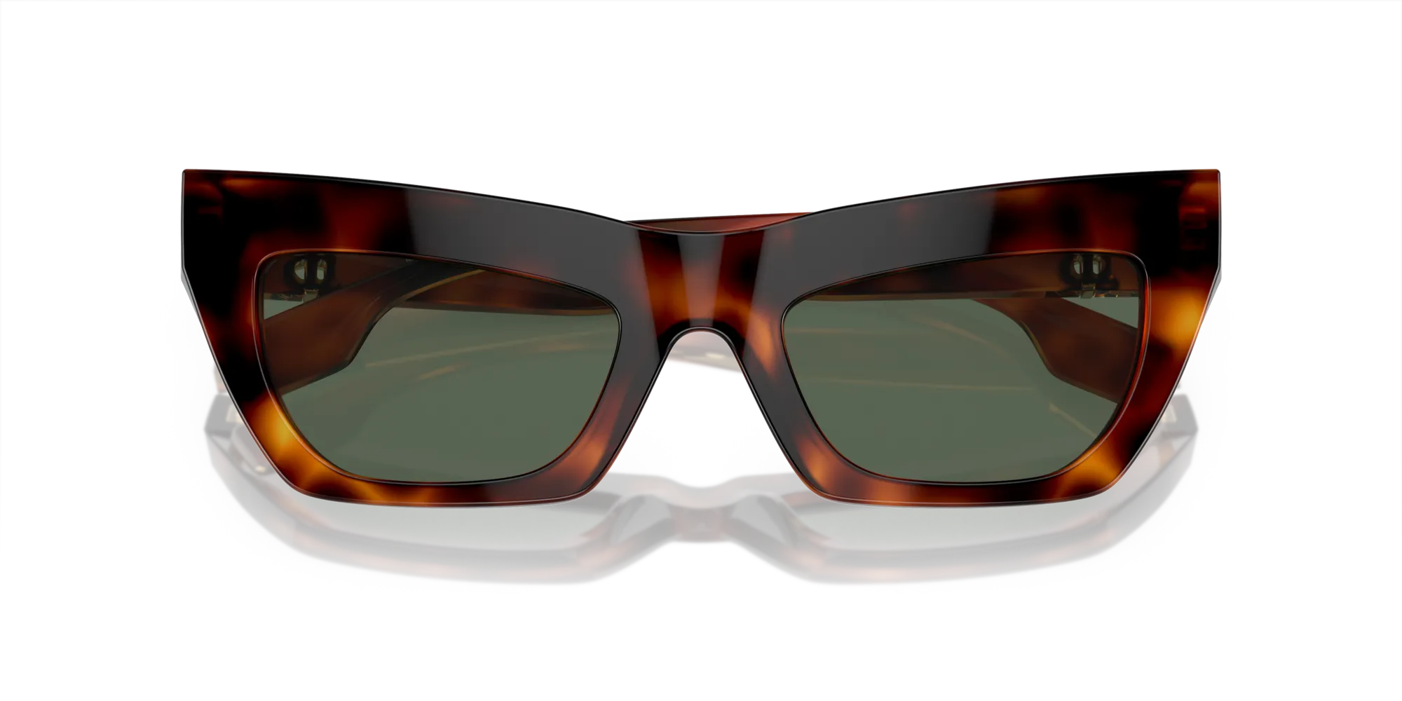Burberry BE4405 331671 Occhiali da sole Acetato Tartaruga Verde Cat Eye Normale - immagine 2
