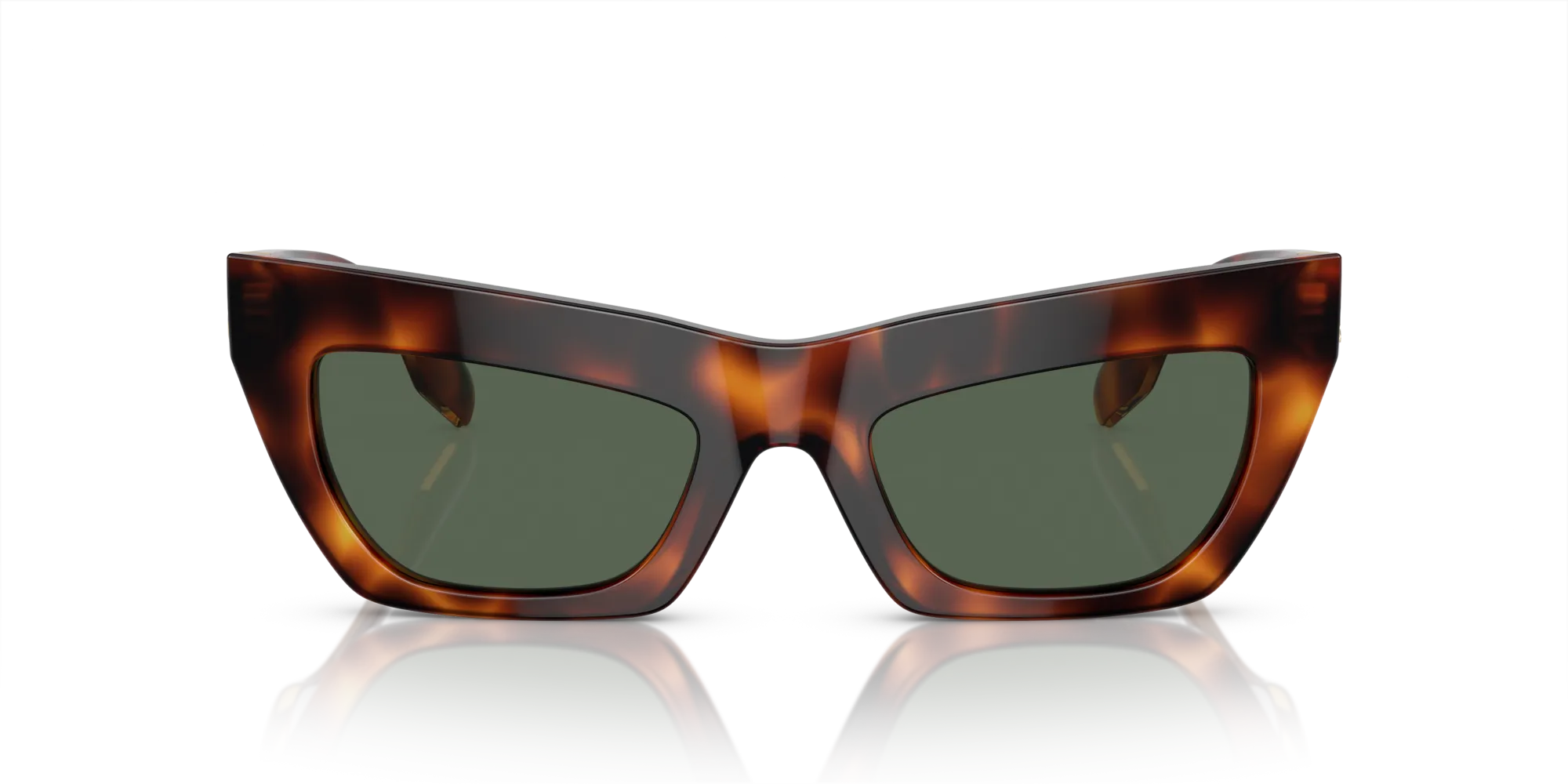 Burberry BE4405 331671 Occhiali da sole Acetato Tartaruga Verde Cat Eye Normale - immagine 3