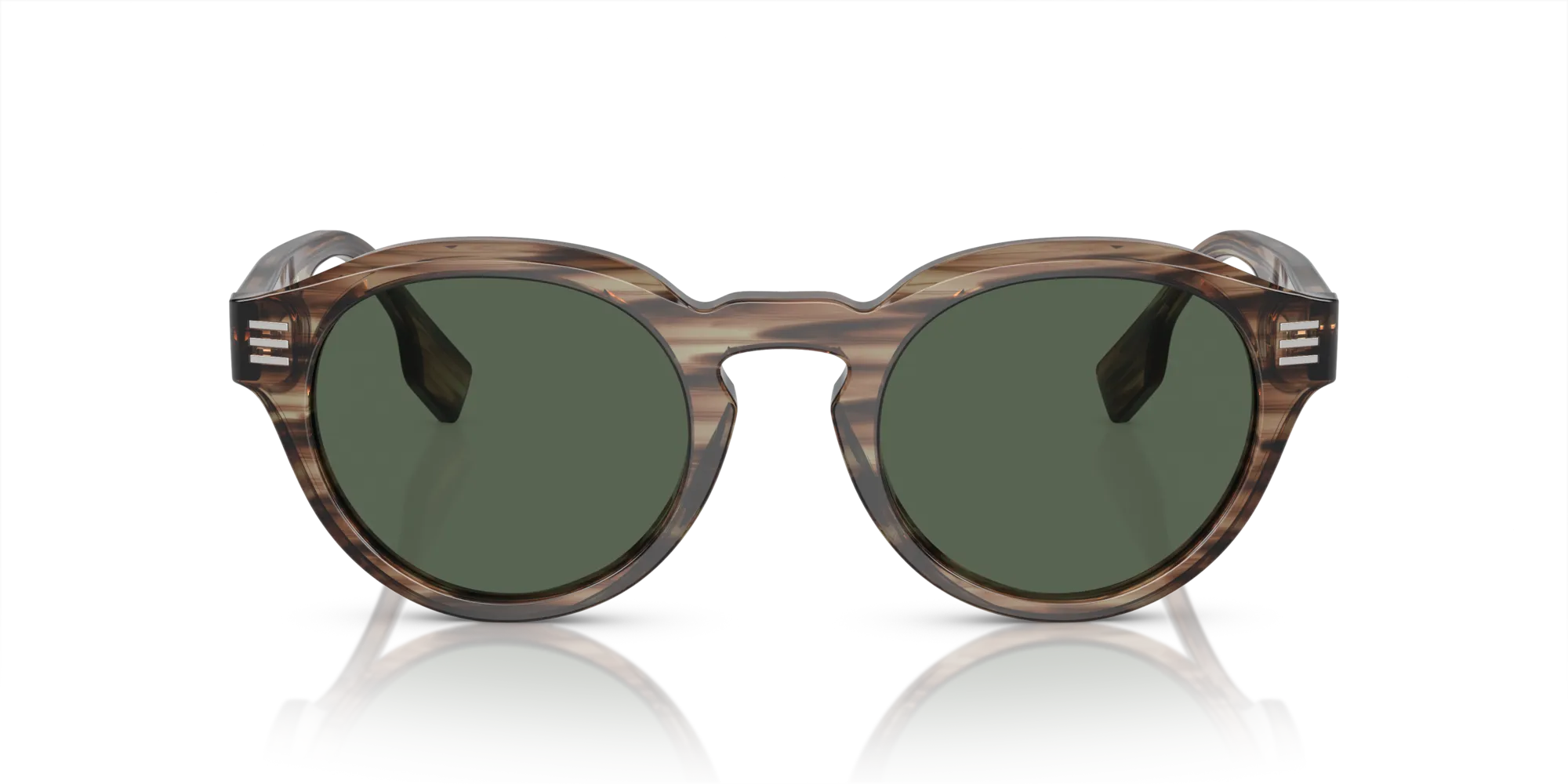 Burberry BE4404 409871 Occhiali da sole Acetato Verde Verde Pantos Normale - immagine 3