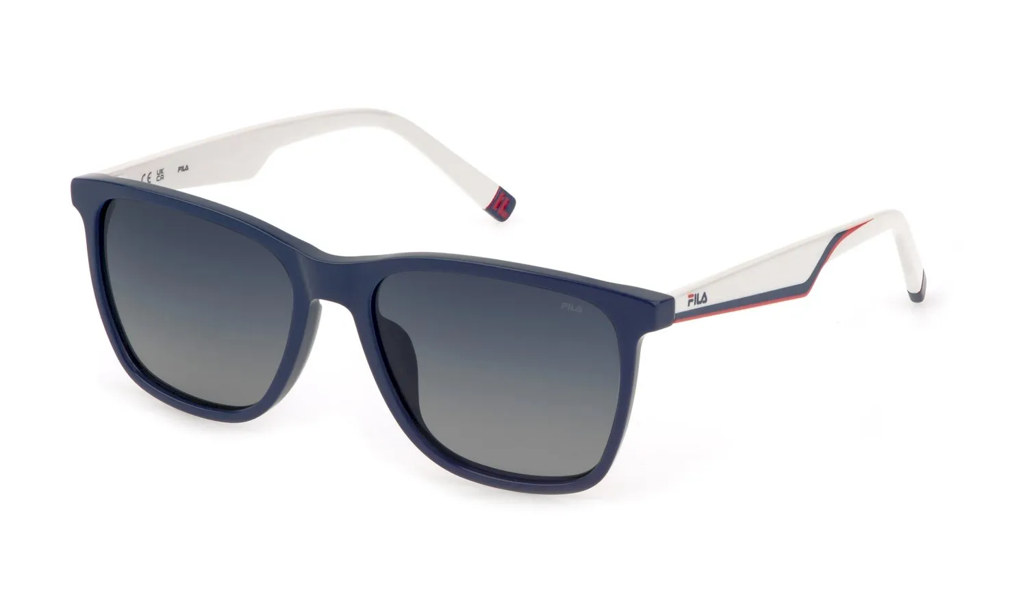 Fila SFI461 D82P Occhiali da sole Acetato Blu Blu Squadrata Sfumato - immagine 1