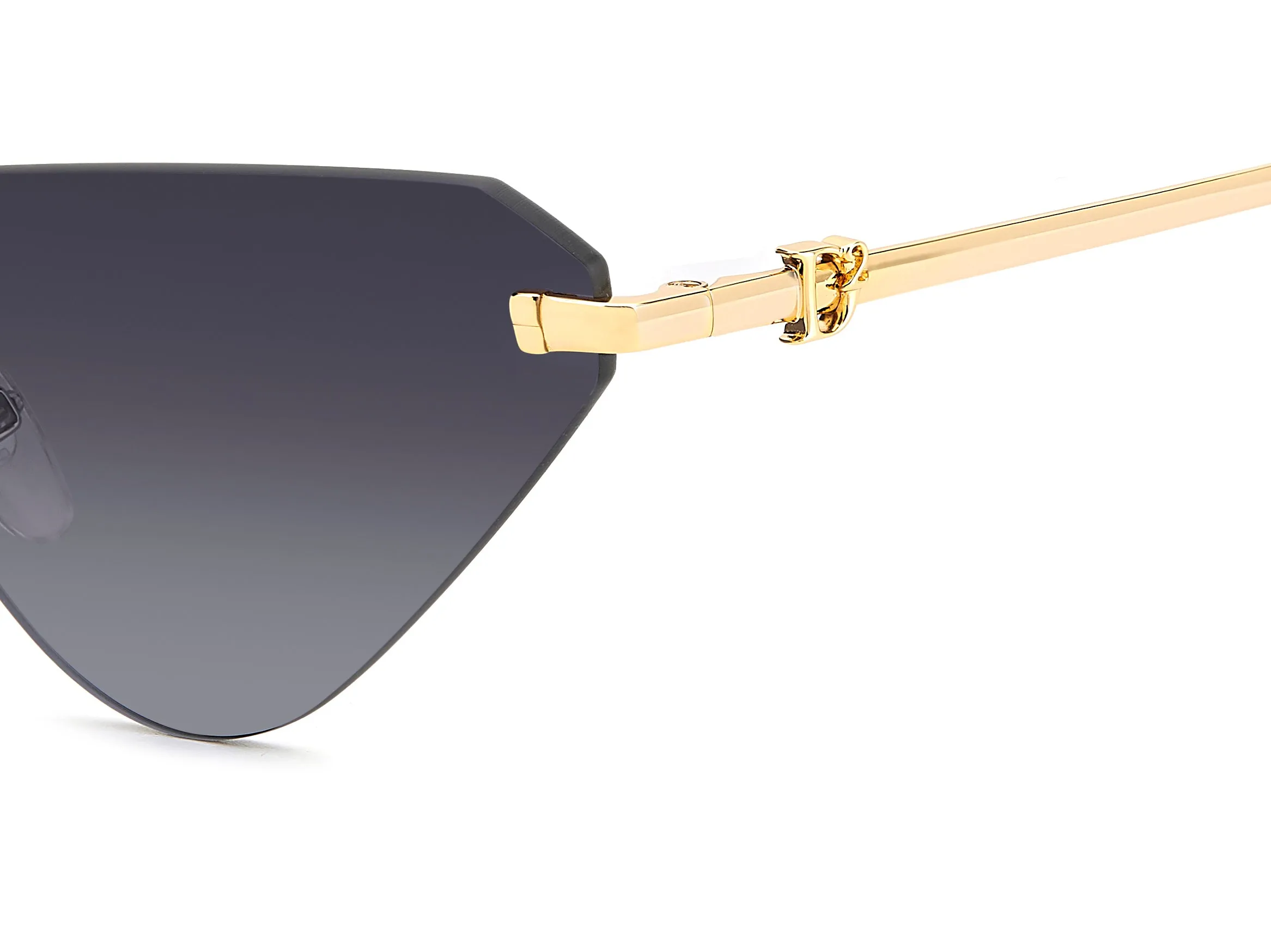 Dsquared2 D2 0108/S RHL/9O Occhiali da sole Metallo Oro Grigio Cat Eye Normale - immagine 3