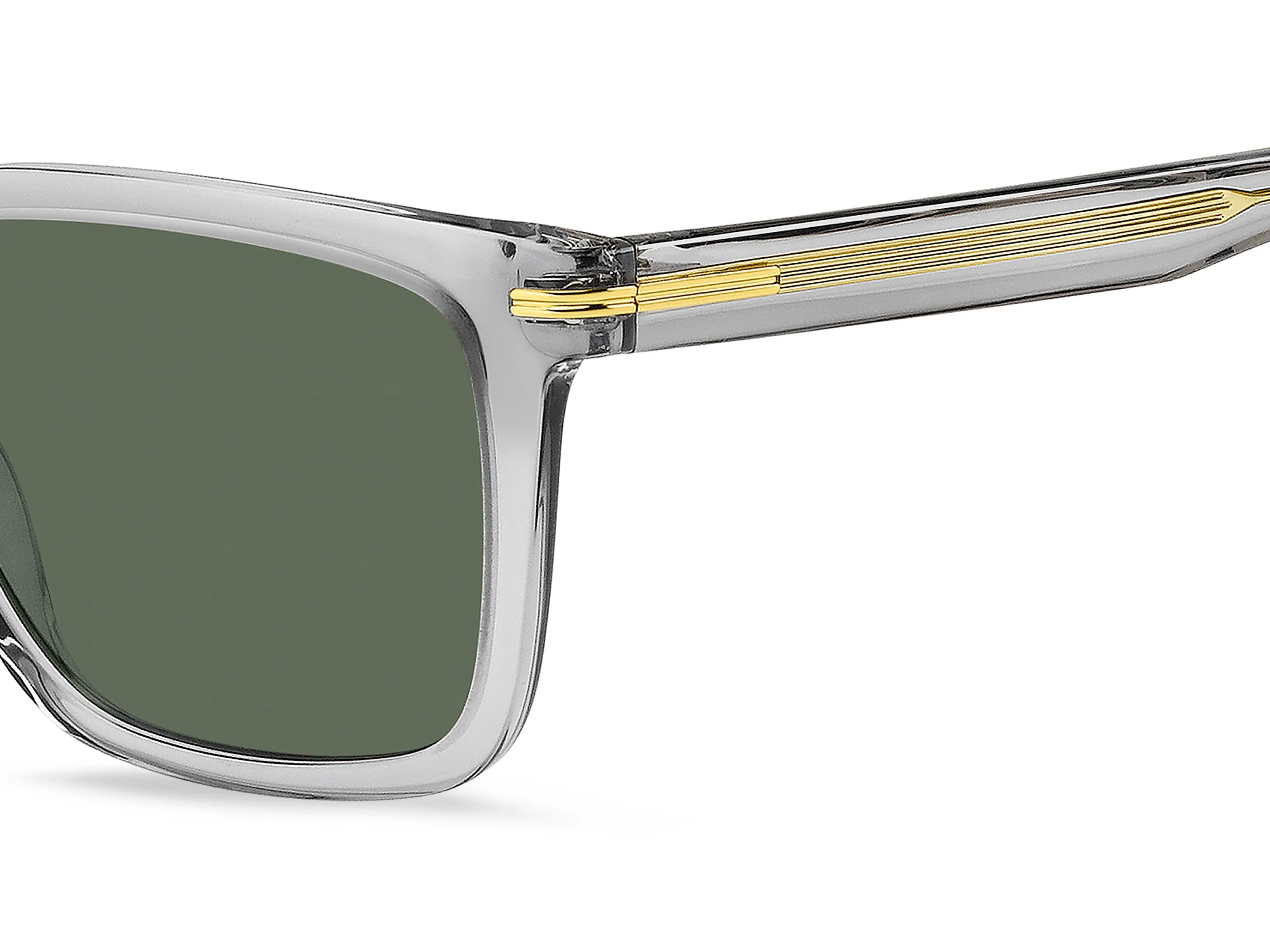 Hugo Boss BOSS 1598/S KB7/QT Occhiali da sole Plastica Grigio Verde Squadrata - immagine 3