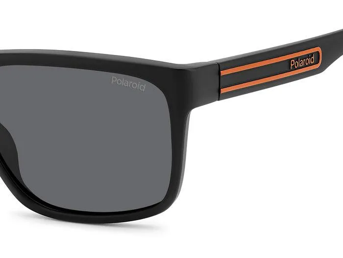 Polaroid PLD 2149/S 8LZ/M9 Occhiali da sole Policarbonato Nero Grigio Squadrata Polarizzata - immagine 4