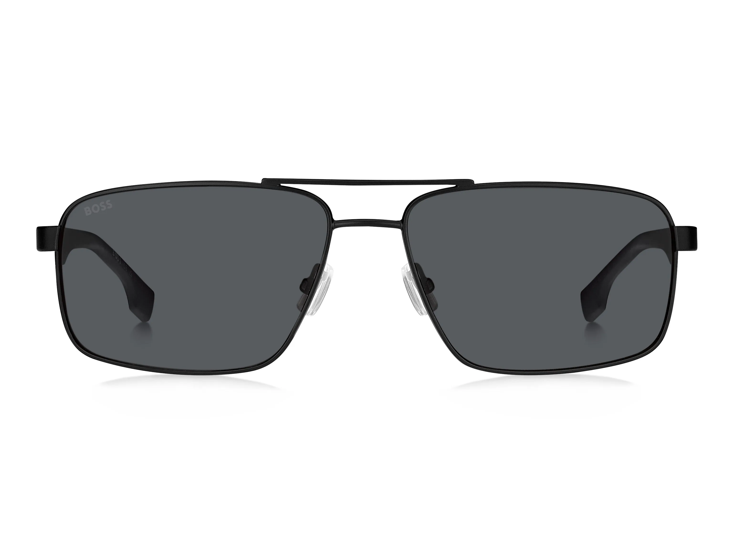 Hugo Boss BOSS 1580/S O6W/2K Occhiali da sole Metallo Nero opaco/Grigio Grigio Squadrata Antiriflesso - immagine 2