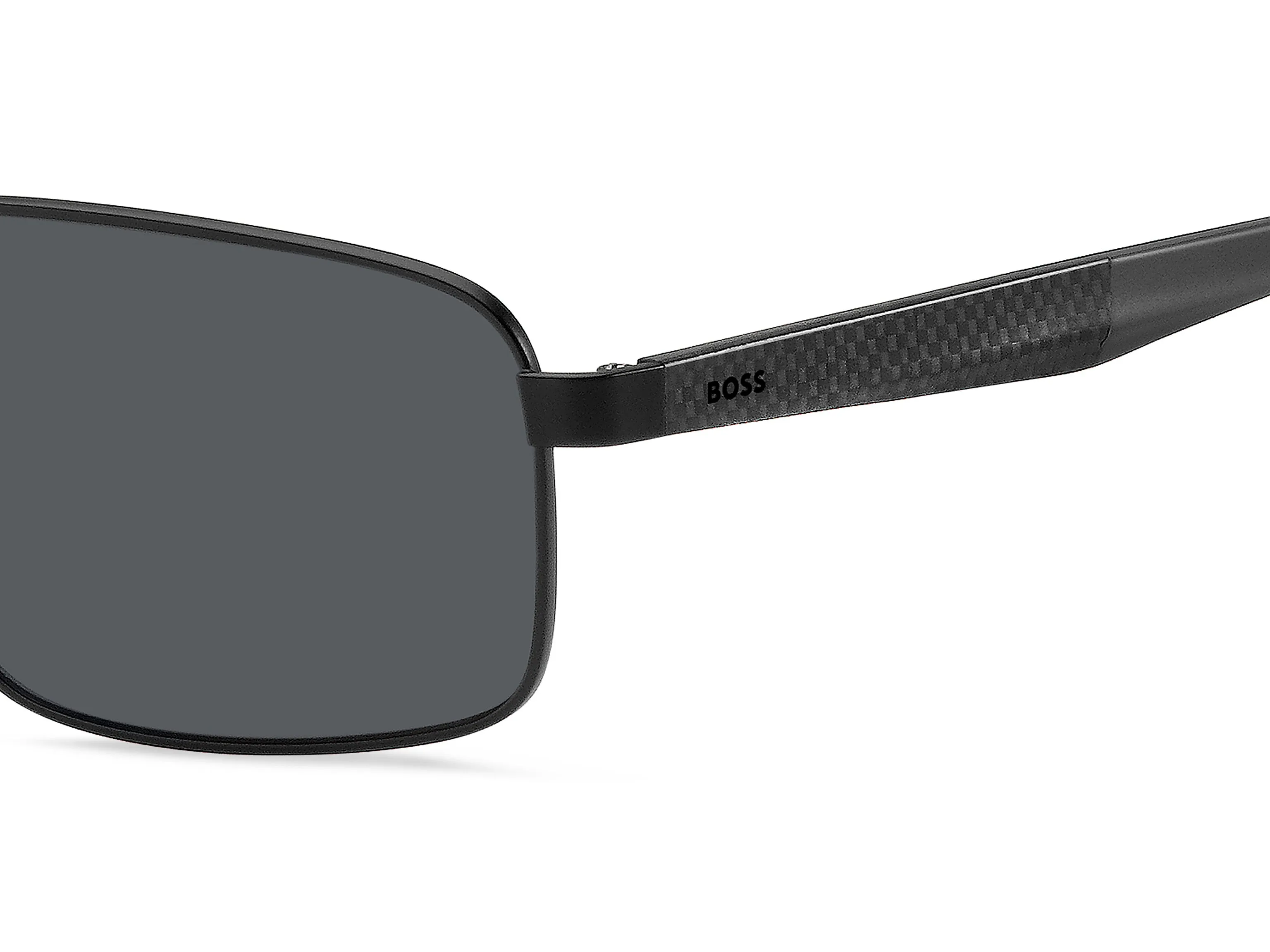 Hugo Boss BOSS 1580/S O6W/2K Occhiali da sole Metallo Nero opaco/Grigio Grigio Squadrata Antiriflesso - immagine 3