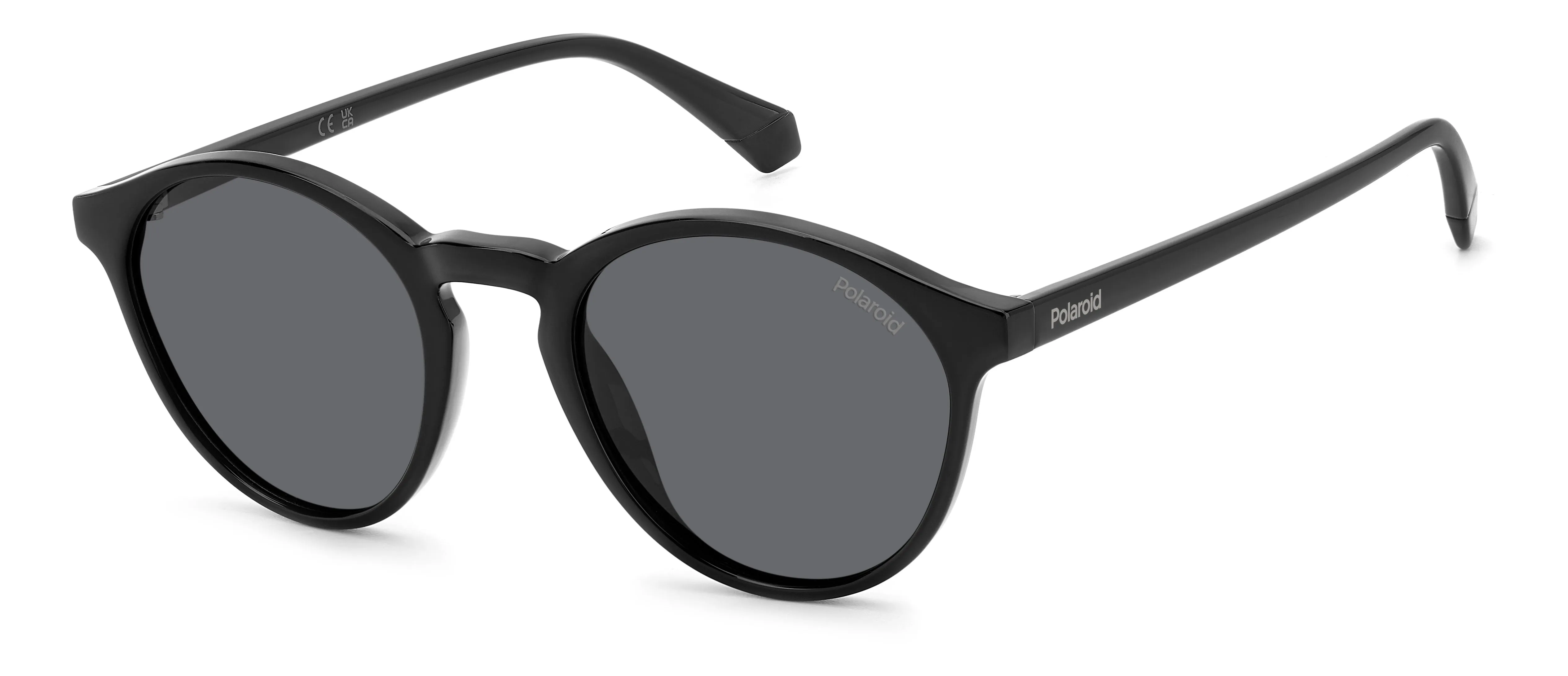 Polaroid PLD 4153/S 807/M9 Occhiali da sole Policarbonato Nero Grigio Rotonda Polarizzata - immagine 1