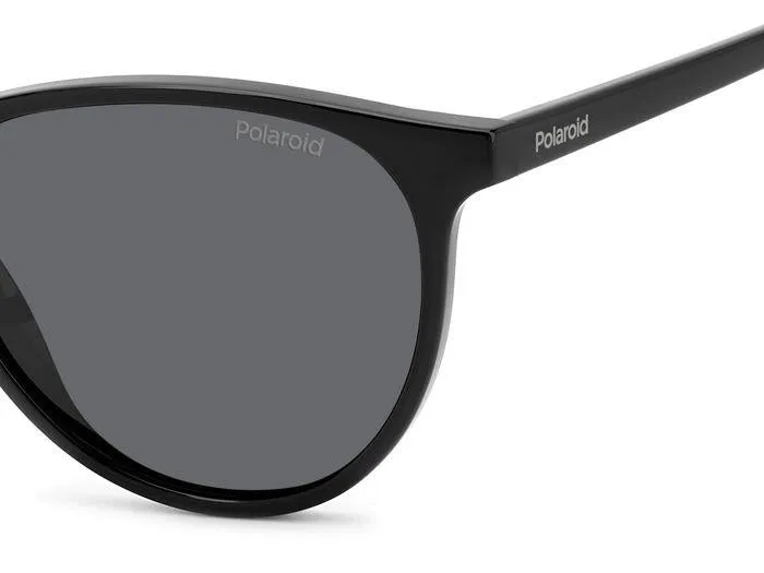 Polaroid PLD 4152/S 807/M9 Occhiali da sole Policarbonato Nero Grigio Rotonda Polarizzata - immagine 4