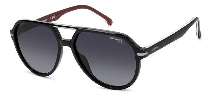 Carrera CARRERA 315/S GUU/9O Occhiali da sole Plastica Nero Grigio Pilot Sfumato - immagine 1
