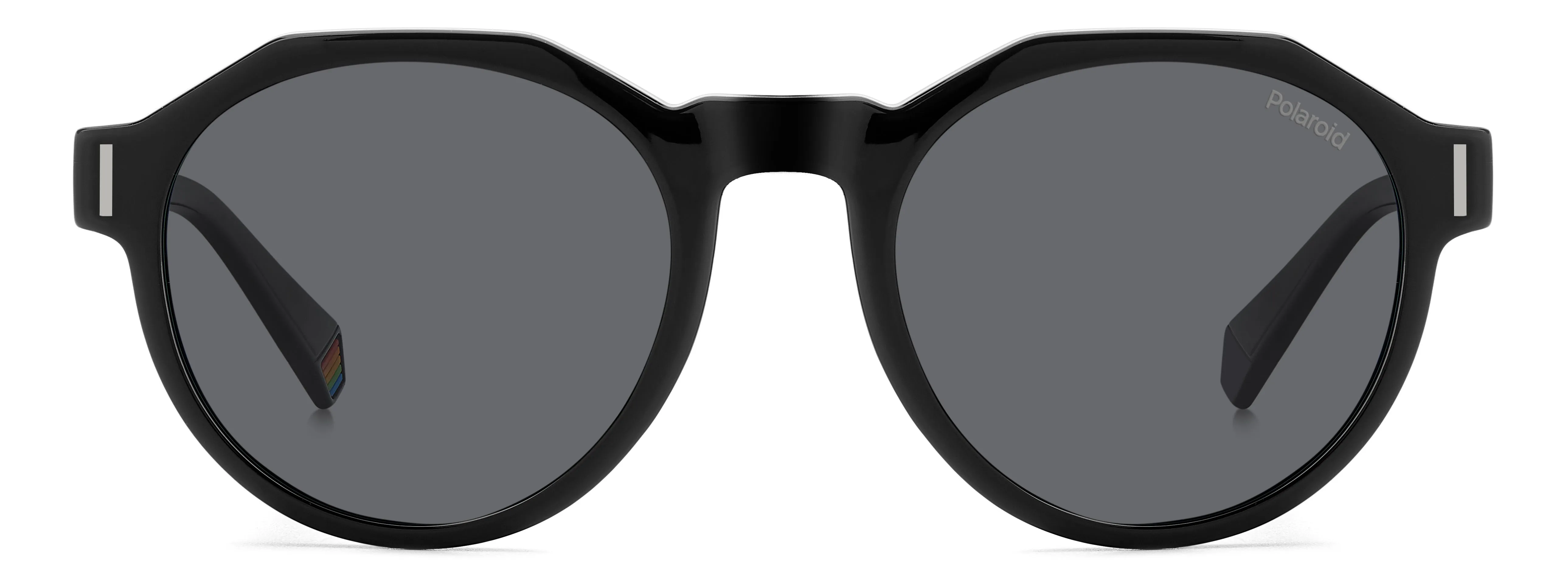 Polaroid PLD 6207/S 807/M9 Occhiali da sole Policarbonato Nero Grigio Geometrica Polarizzata - immagine 3