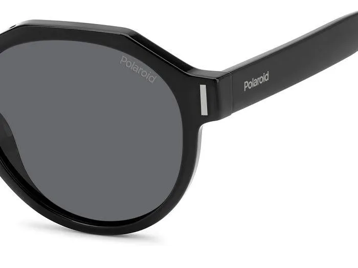 Polaroid PLD 6207/S 807/M9 Occhiali da sole Policarbonato Nero Grigio Geometrica Polarizzata - immagine 4