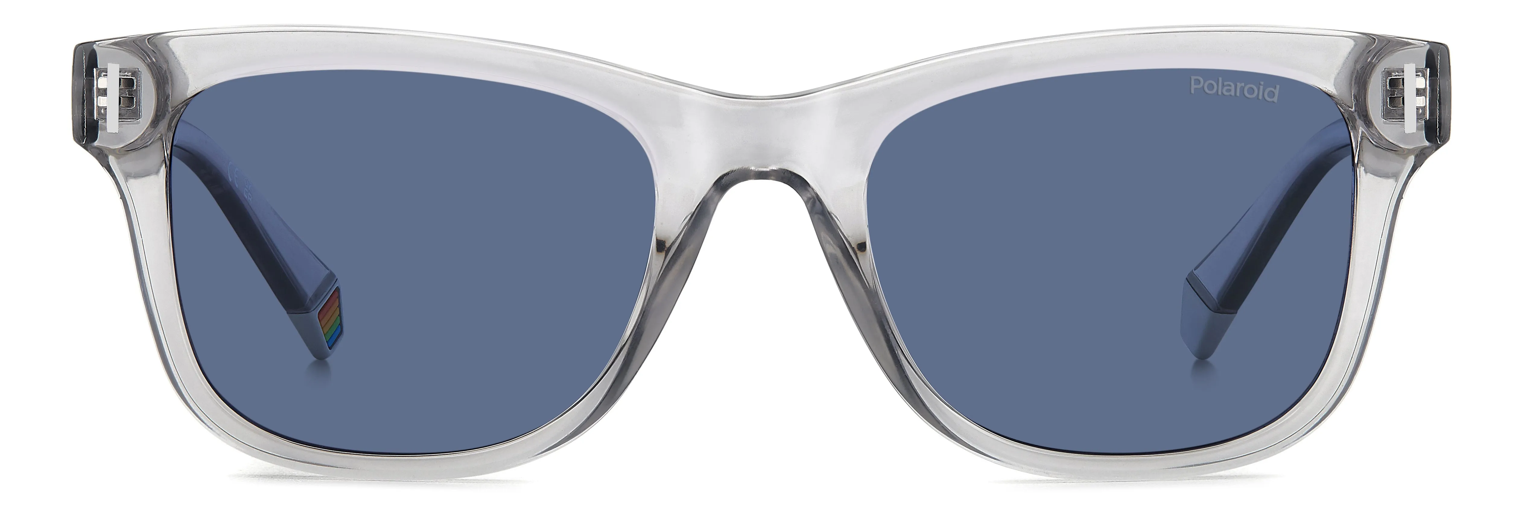 Polaroid PLD 6206/S KB7/C3 Occhiali da sole Policarbonato Grigio Blu Squadrata Polarizzata - immagine 3