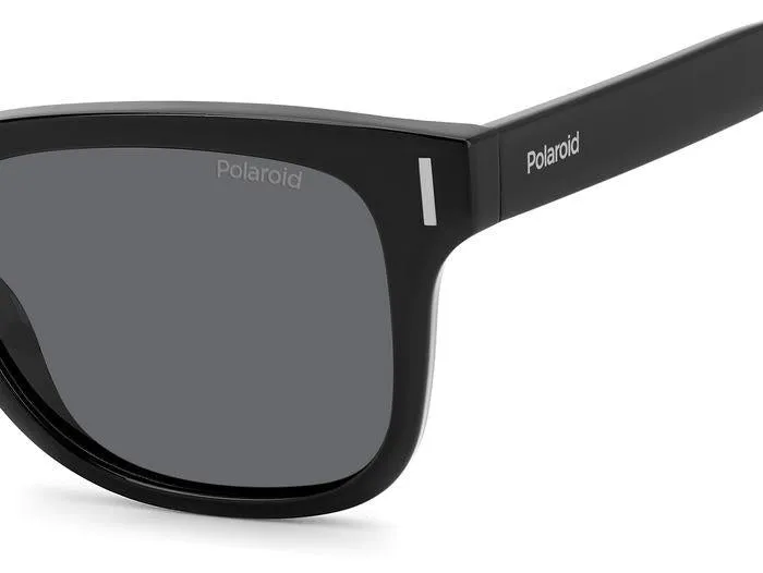 Polaroid PLD 6206/S 807/M9 Occhiali da sole Policarbonato Nero Grigio Squadrata Polarizzata - immagine 4