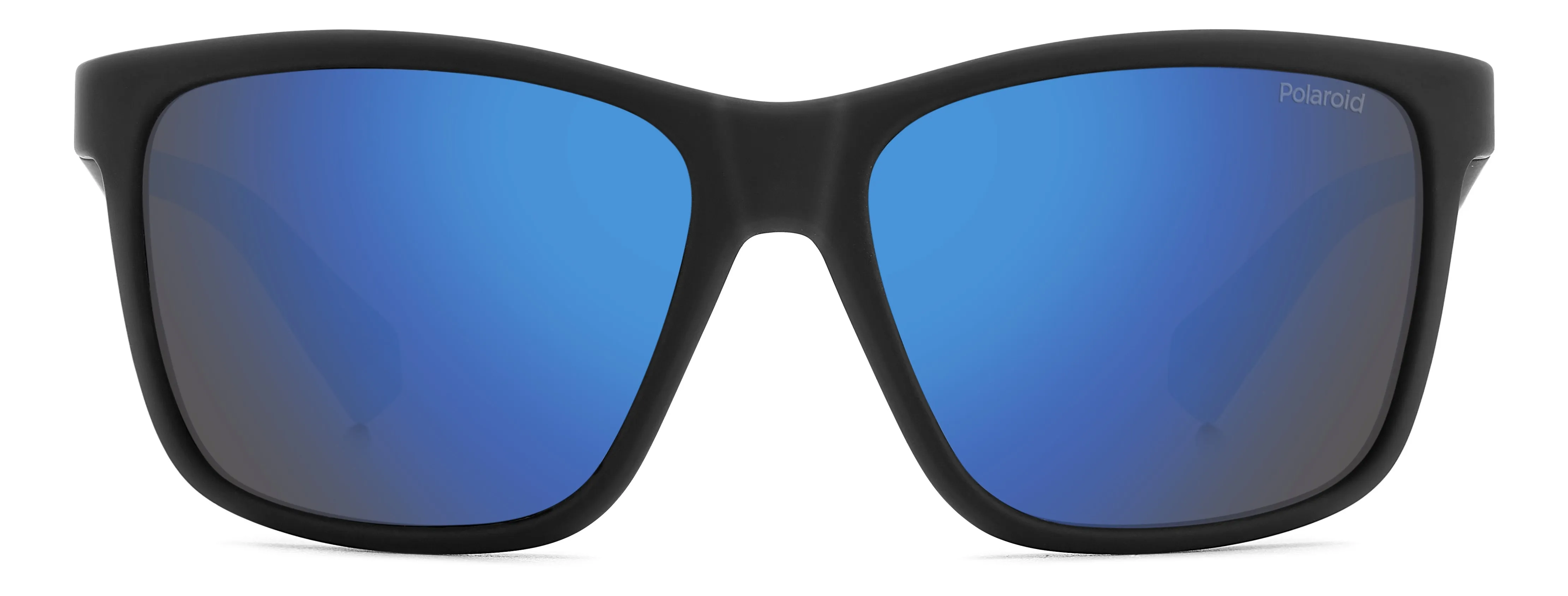 Polaroid Junior Polaroid PLD 8057/S 003/5X Occhiali da sole bambino Plastica Nero Blu Squadrata Polarizzata Specchiato - immagine 2