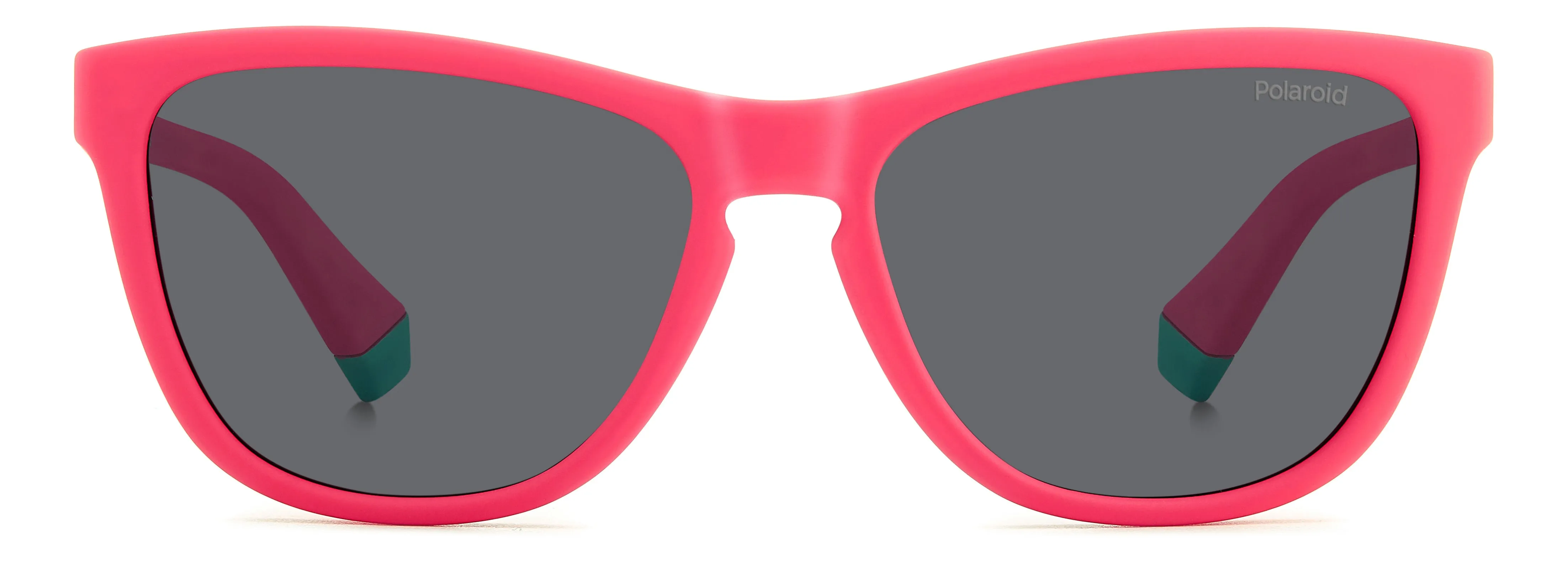Polaroid Junior Polaroid PLD 8056/S 8KJ/M9 Occhiali da sole bambino Plastica Rosa Grigio Squadrata Polarizzata - immagine 2