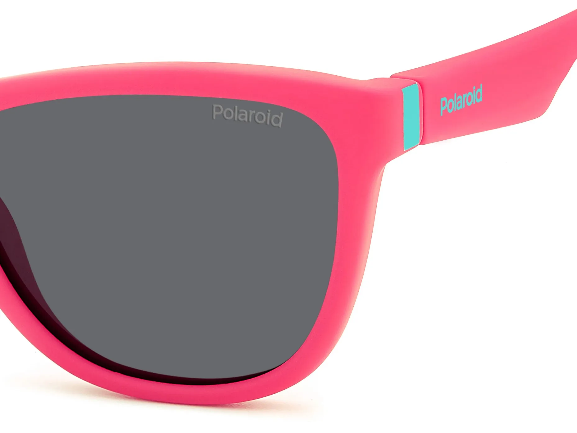 Polaroid Junior Polaroid PLD 8056/S 8KJ/M9 Occhiali da sole bambino Plastica Rosa Grigio Squadrata Polarizzata - immagine 4