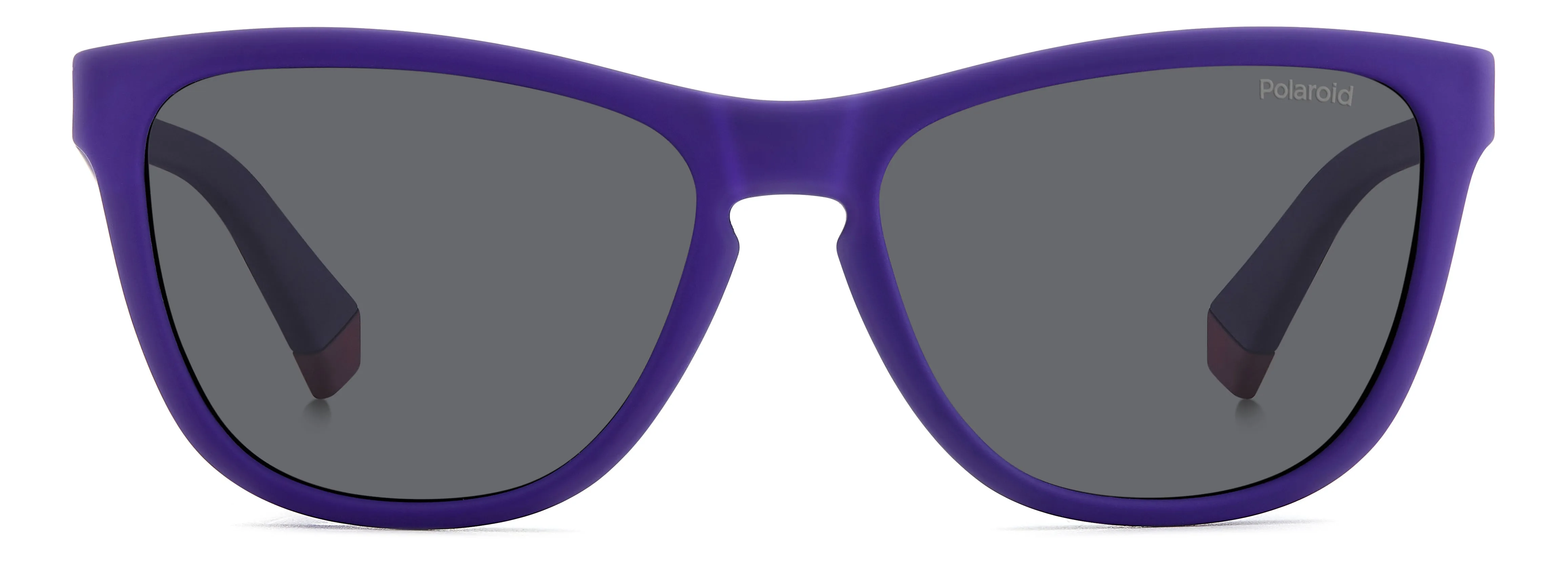 Polaroid Junior Polaroid PLD 8056/S 1JZ/M9 Occhiali da sole bambino Plastica Viola Grigio Squadrata Polarizzata - immagine 2