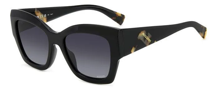 Missoni MIS 0154/S 807/9O Occhiali da sole Acetato Nero Grigio Squadrata Sfumato - immagine 1