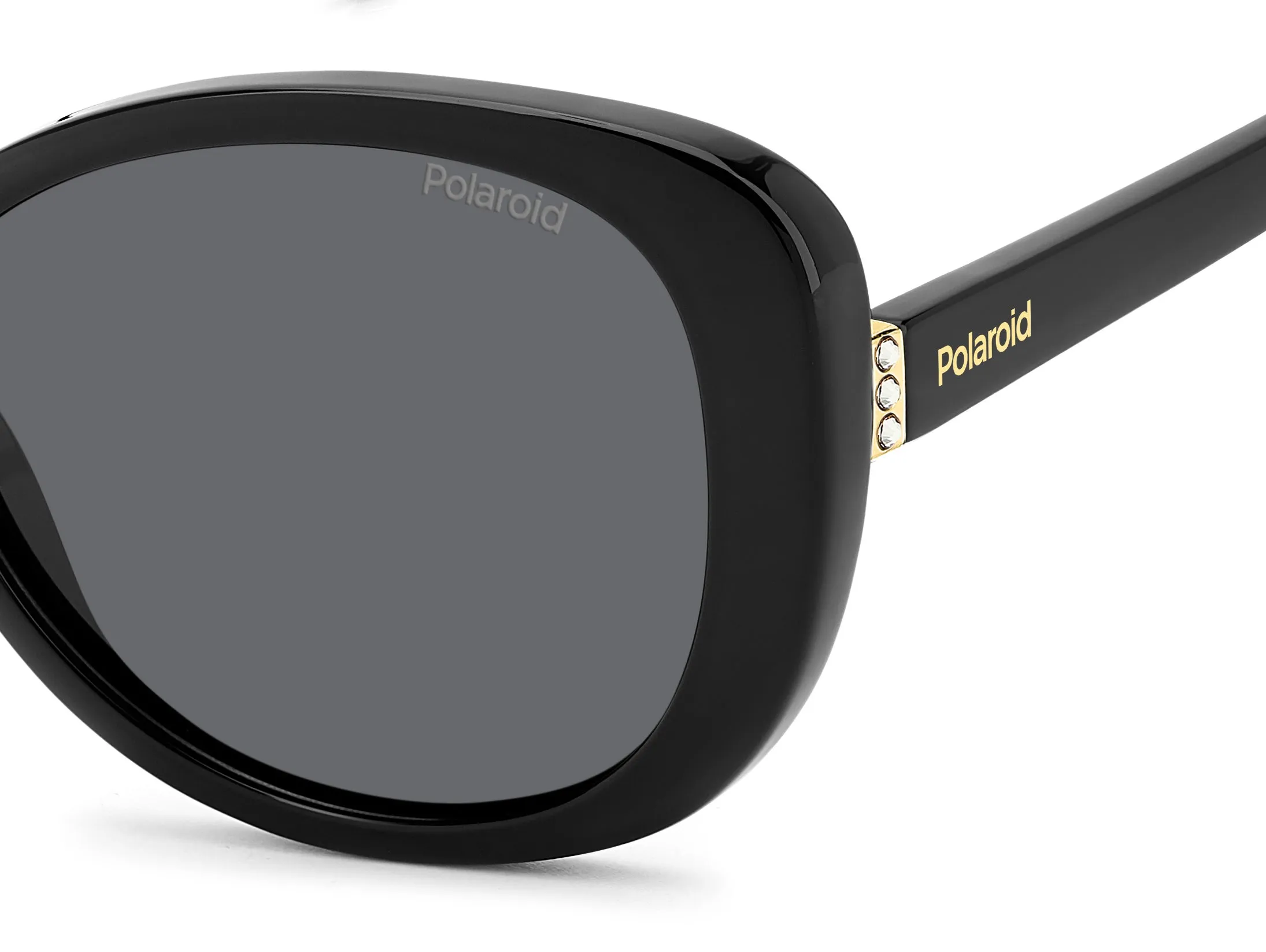 Polaroid PLD 4154/S/X 807/M9 Occhiali da sole Plastica Nero Grigio Farfalla Polarizzata - immagine 4