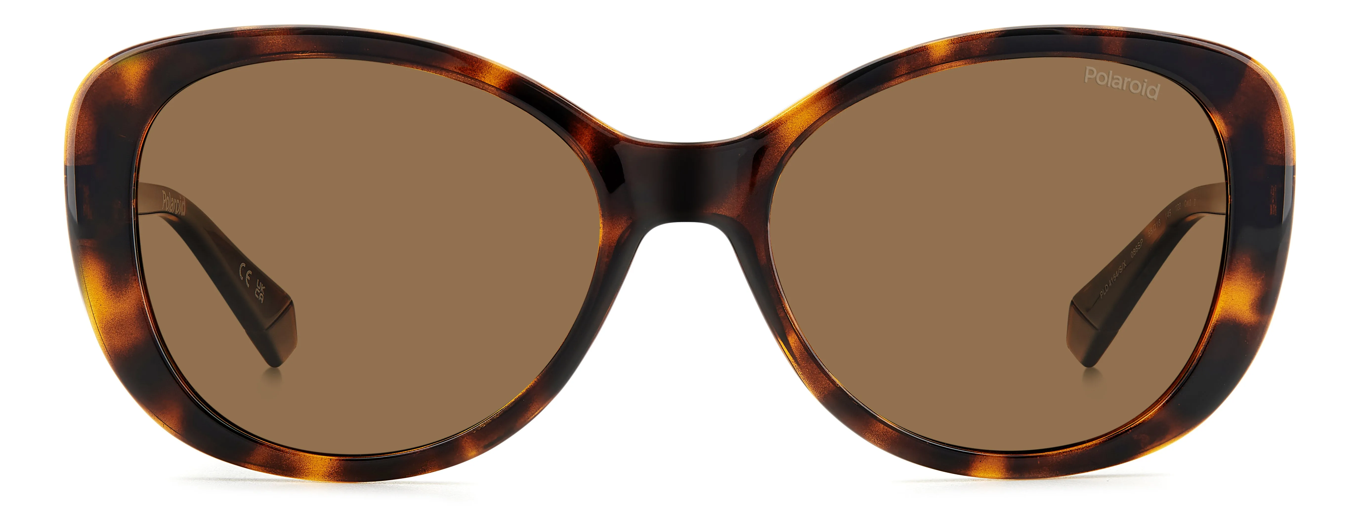 Polaroid PLD 4154/S/X 086/SP Occhiali da sole Plastica Havana Marrone Farfalla Polarizzata - immagine 2