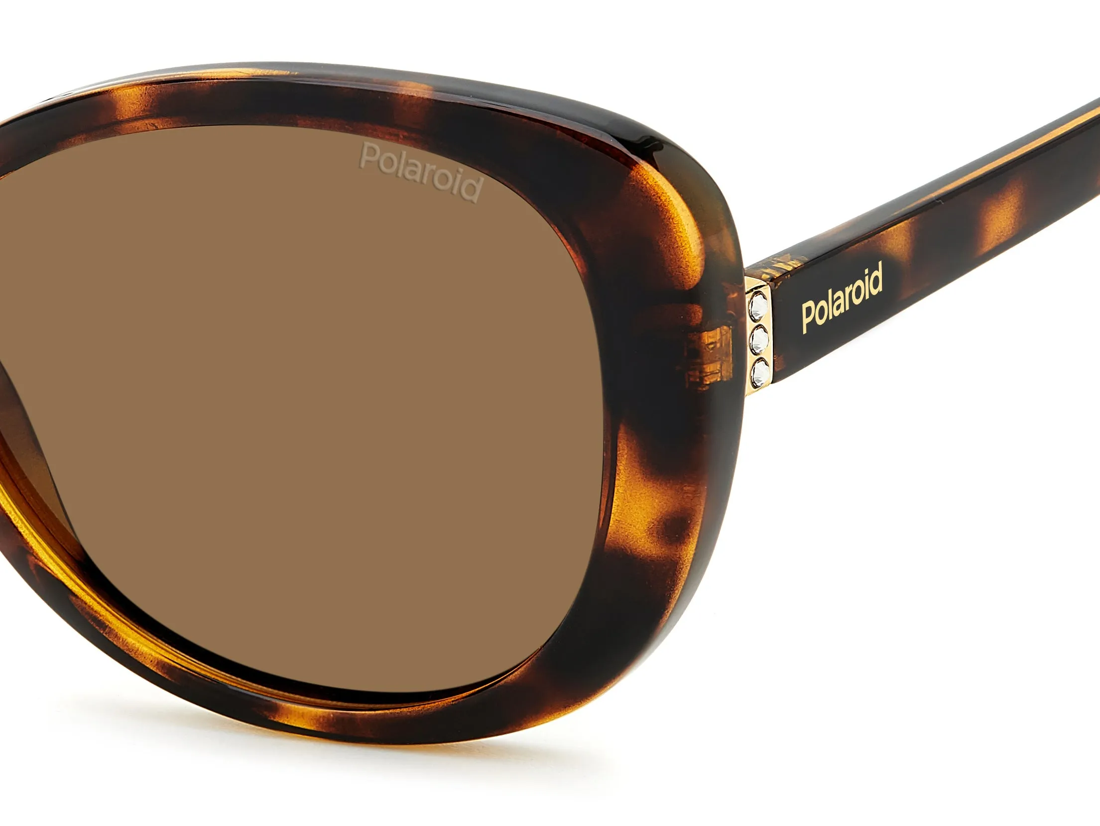 Polaroid PLD 4154/S/X 086/SP Occhiali da sole Plastica Havana Marrone Farfalla Polarizzata - immagine 4