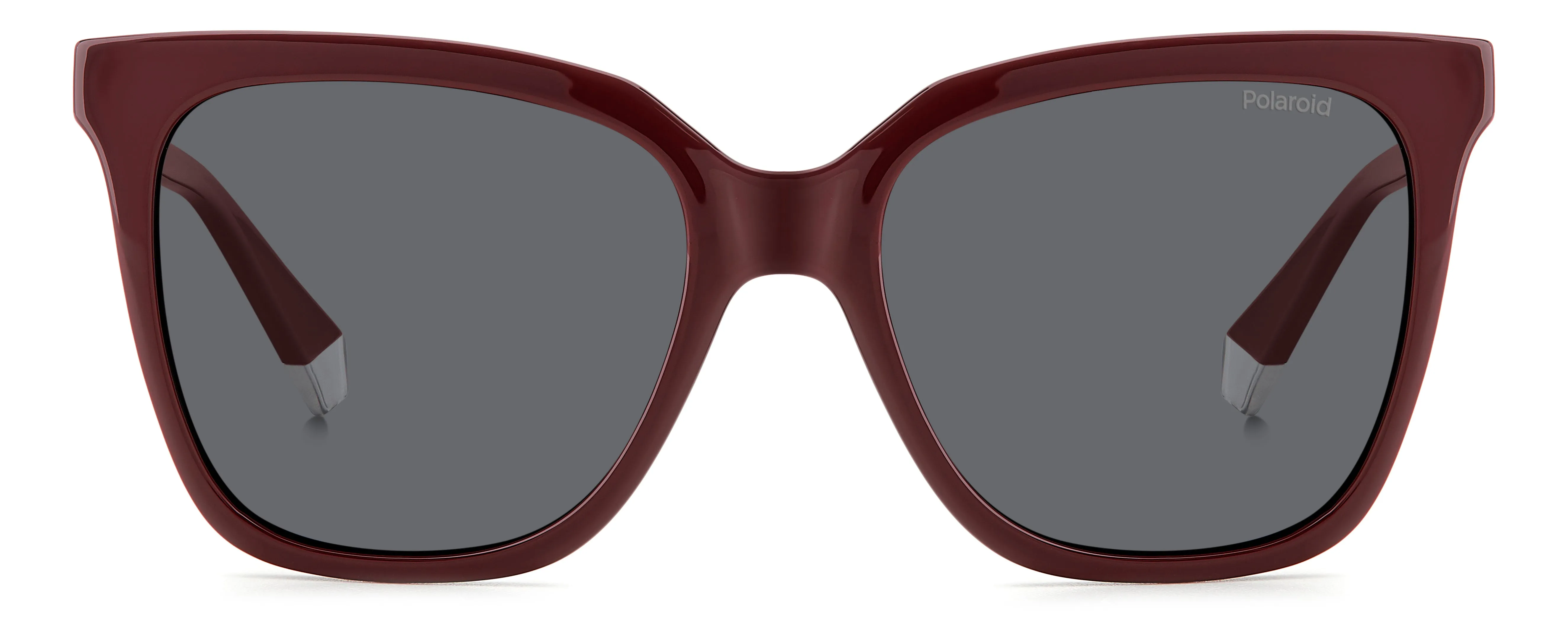 Polaroid PLD 4155/S/X LHF/M9 Occhiali da sole Plastica Bordeaux Grigio Squadrata Polarizzata - immagine 2